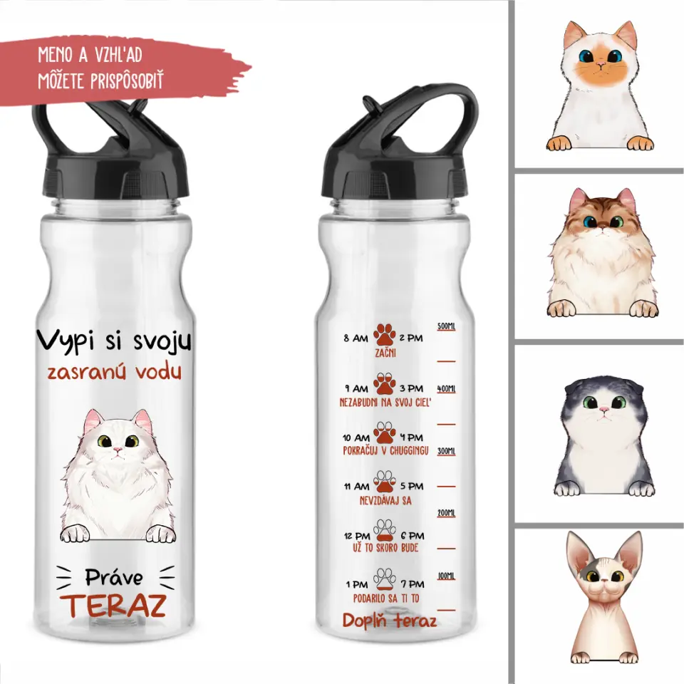 Fľaša na vodu Vtipne Darceky Vypi si svoju zasranú vodu