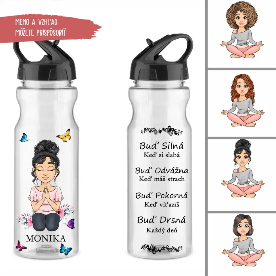 Fľaša na vodu Darcek Pre Priatelku Buď Silná
