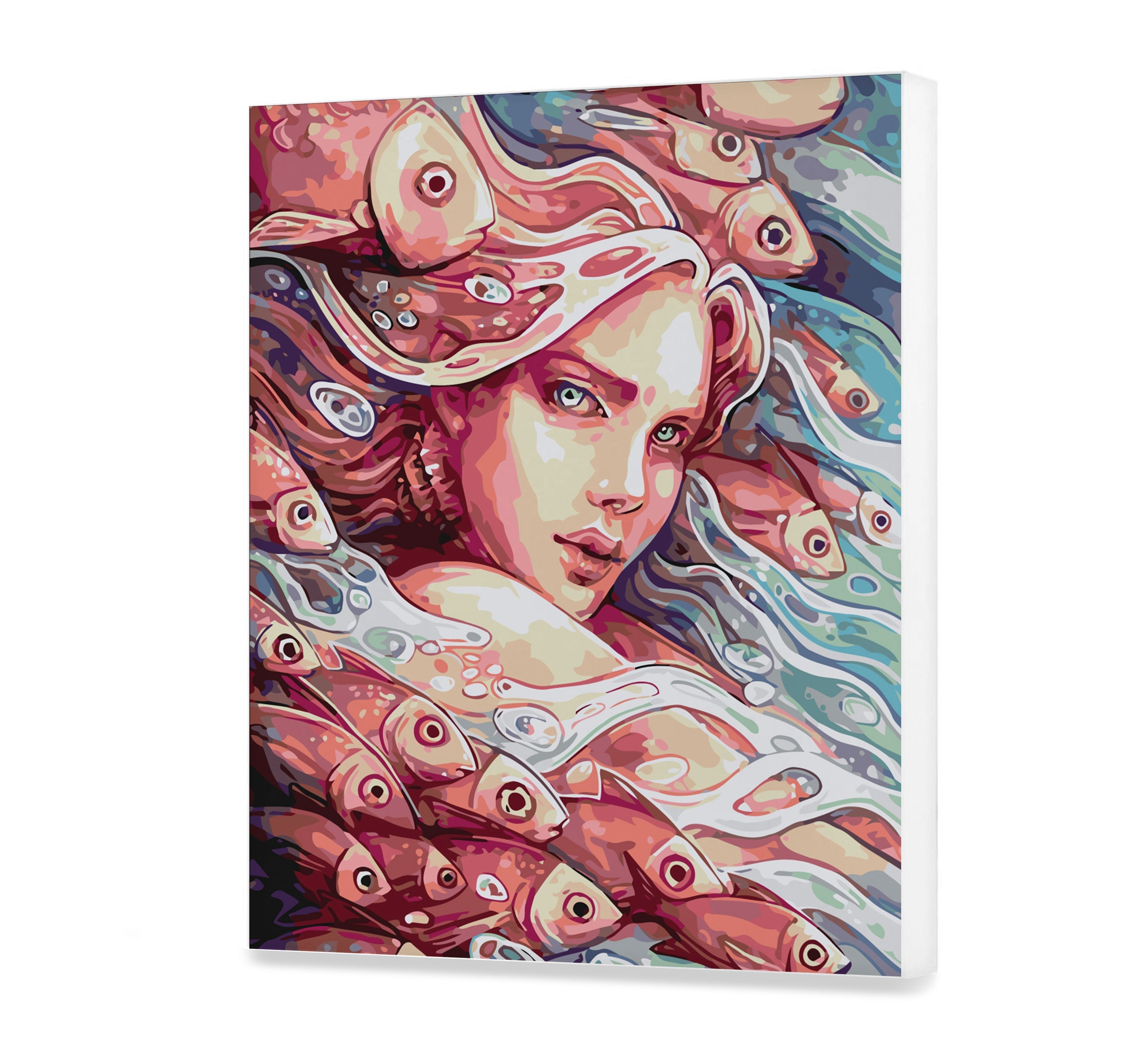 Dievča a ryby (NK0529)