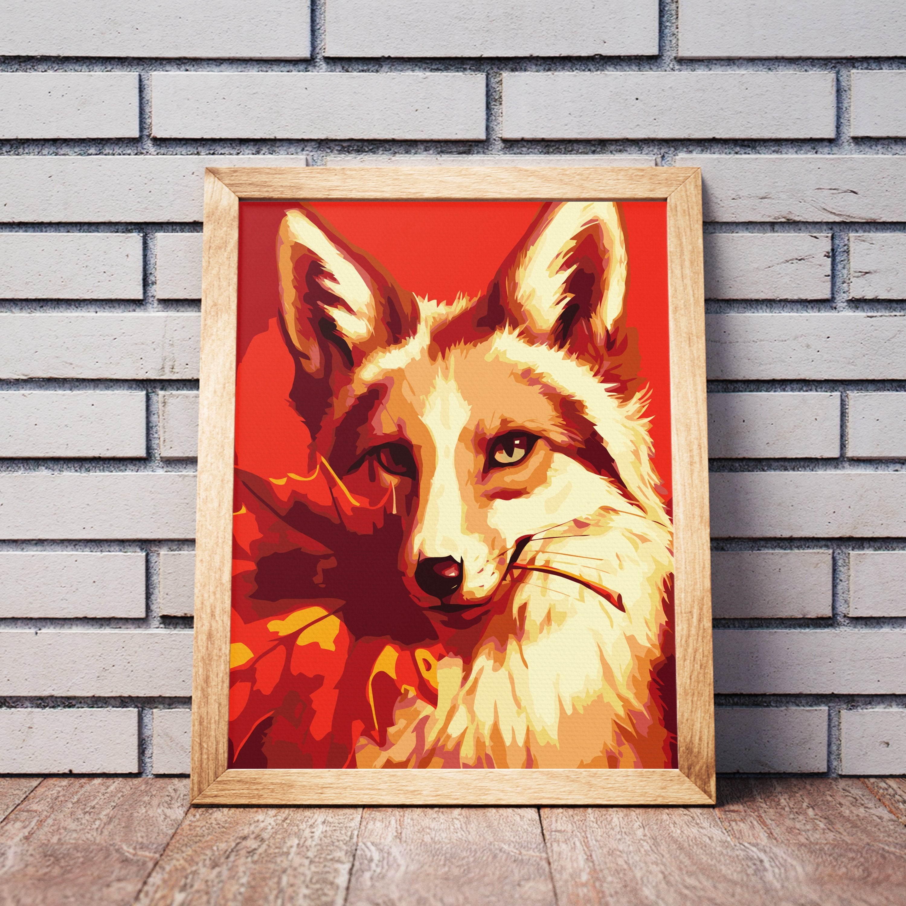 Líška a list (NK0466)