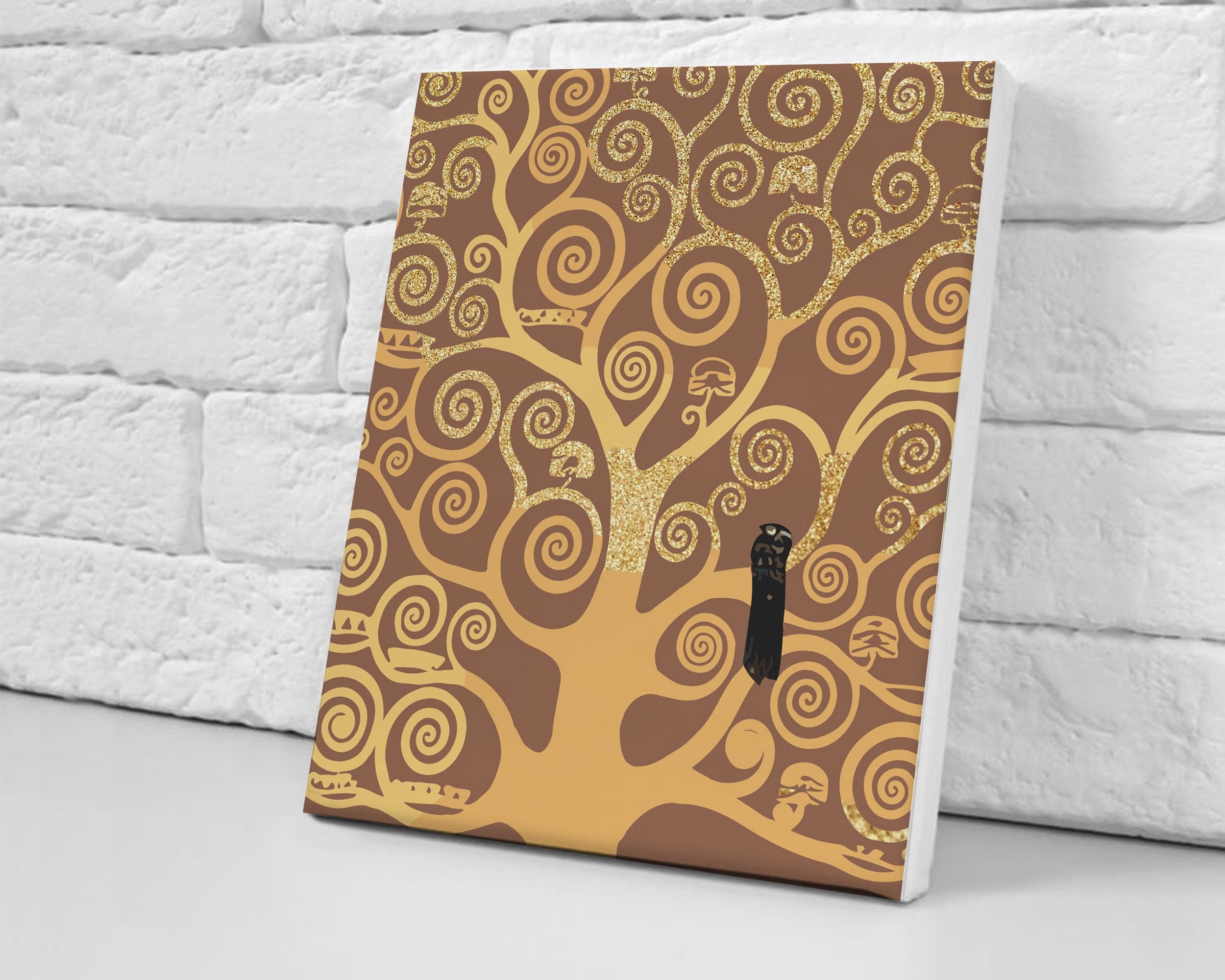 Sova na zlatom strome (CH0622)