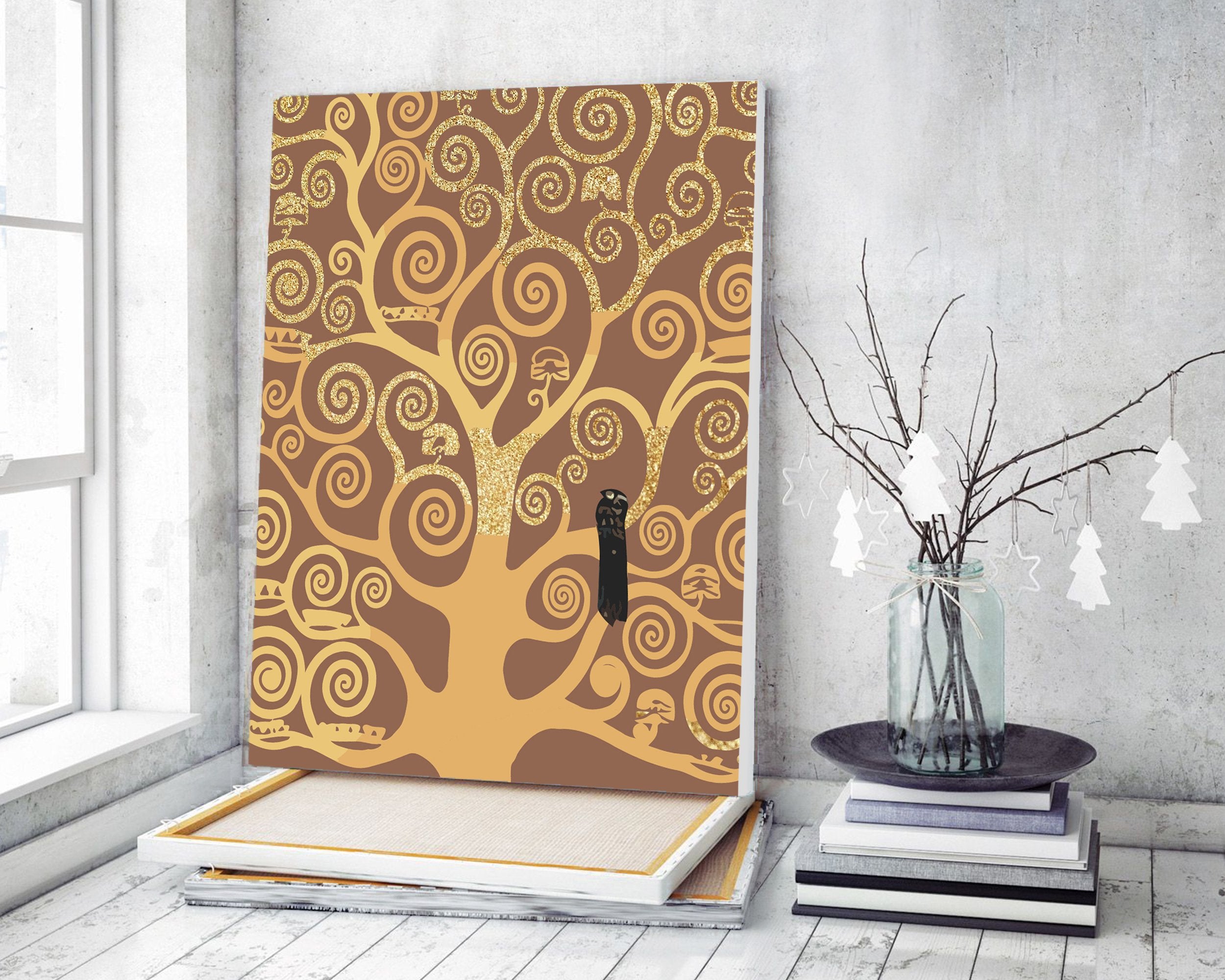 Sova na zlatom strome (CH0622)