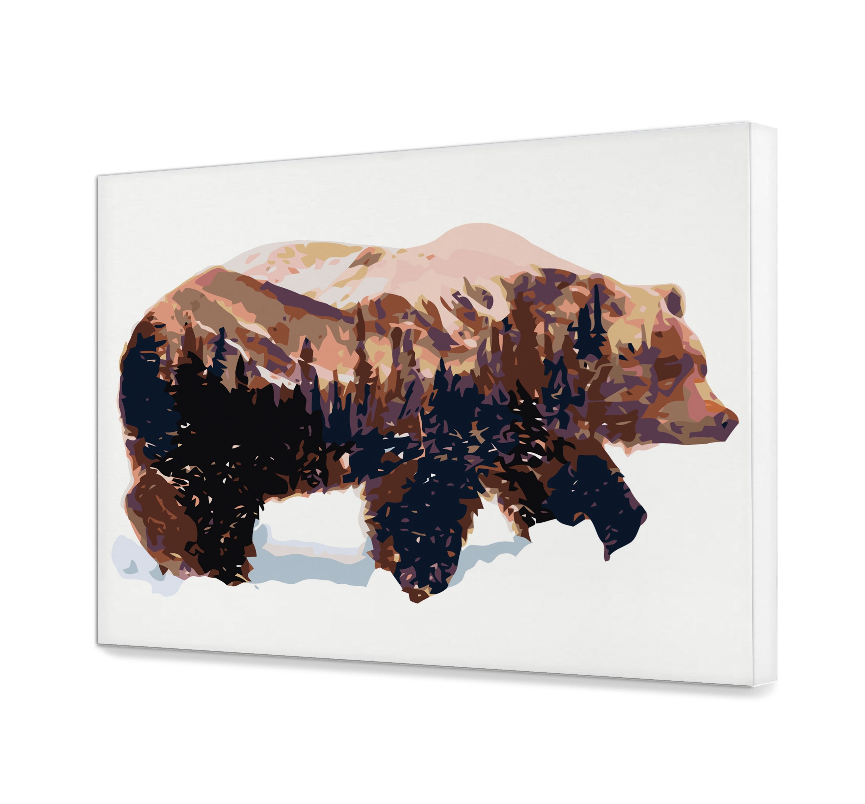 Malovanie podla cisel - Medvedí Snehový Les