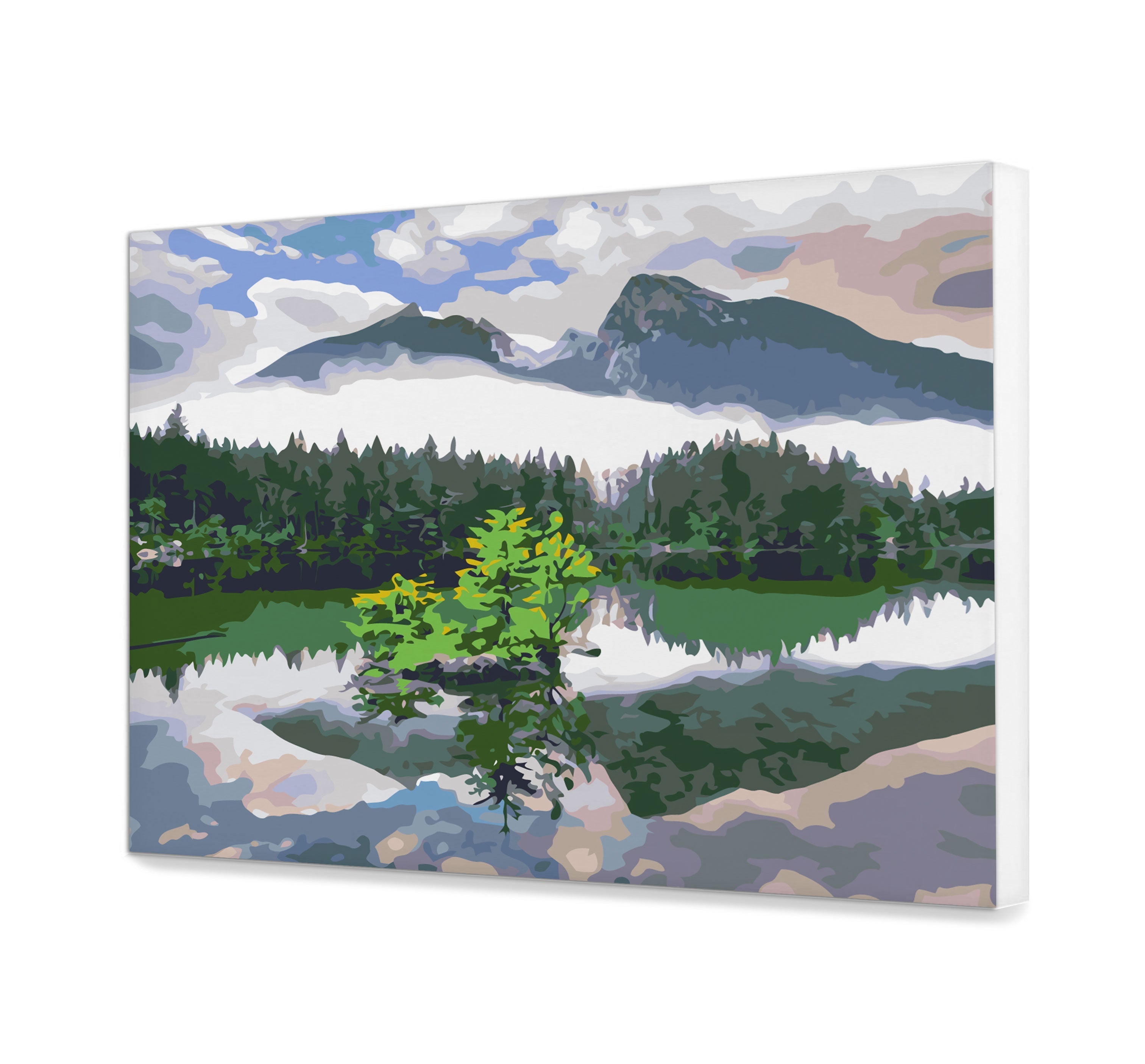 Horský odraz v jazere (NK0519)