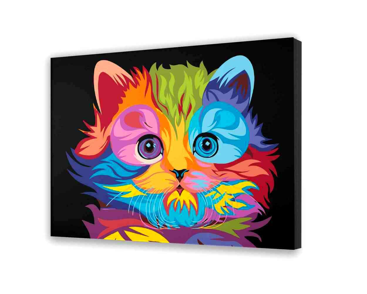 Malovanie podla cisel - Farebné Mačiatko