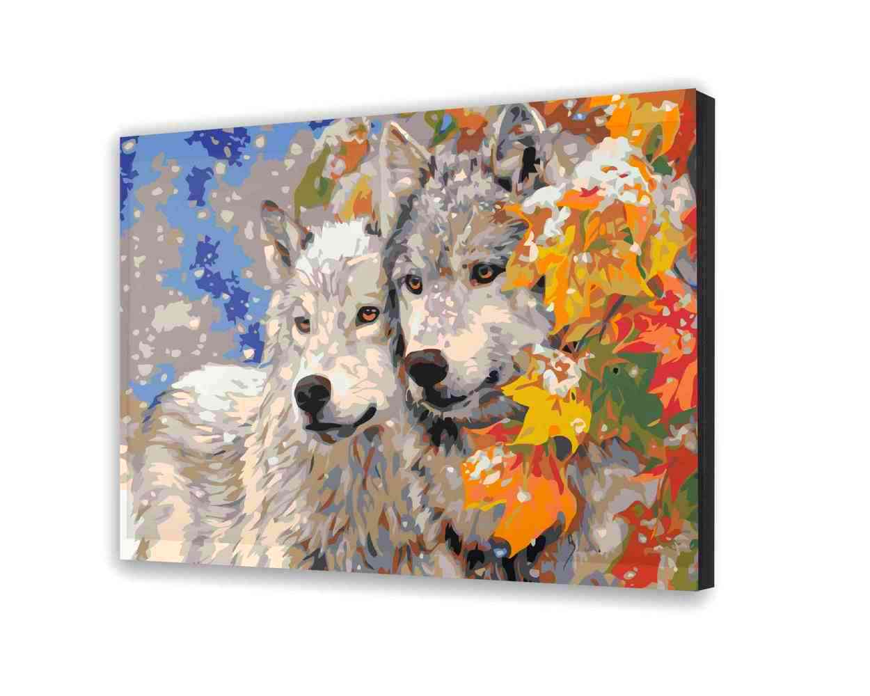 Malovanie podla cisel - Vlk