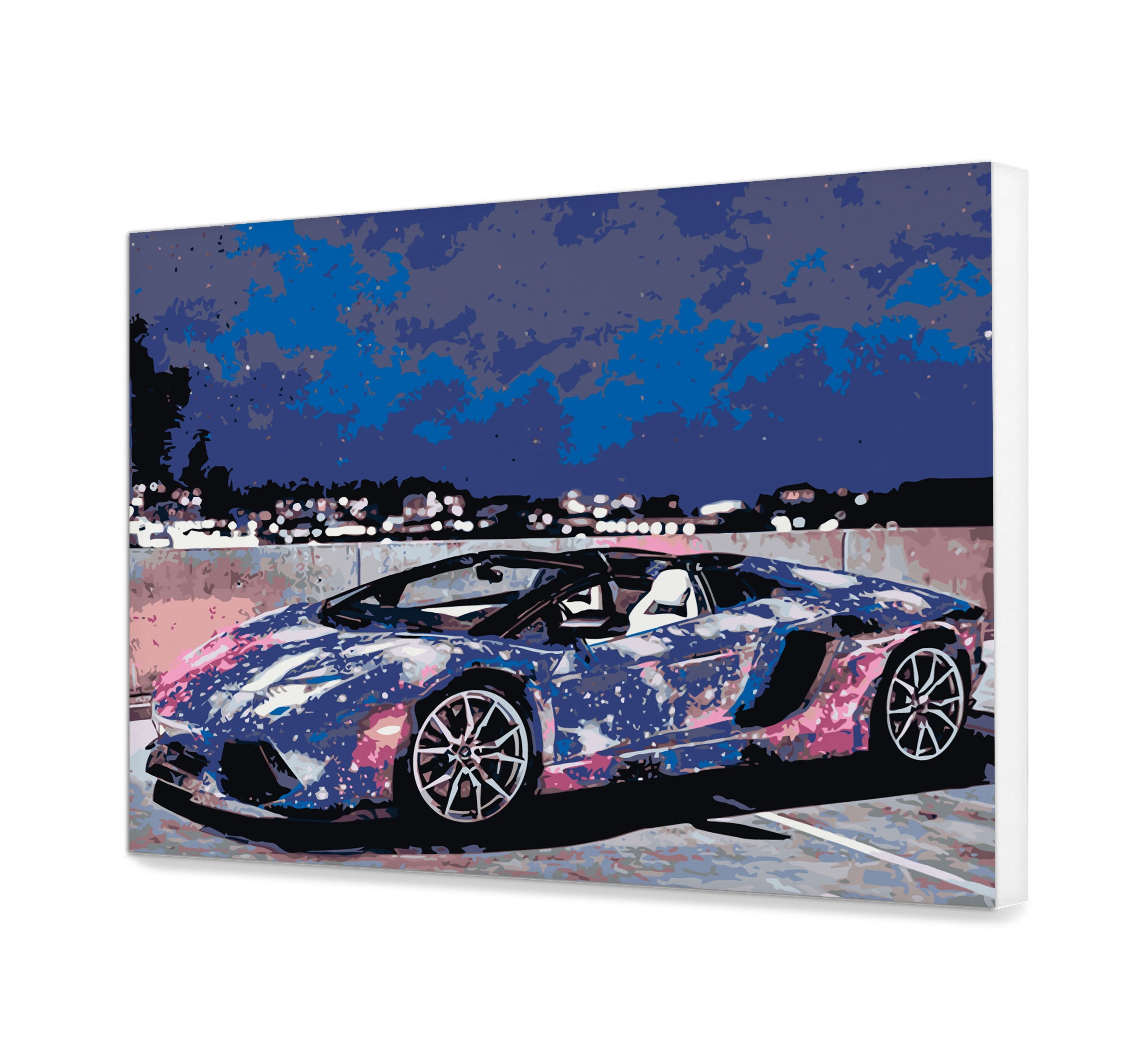 Malovanie podla cisel - Závodné Auto