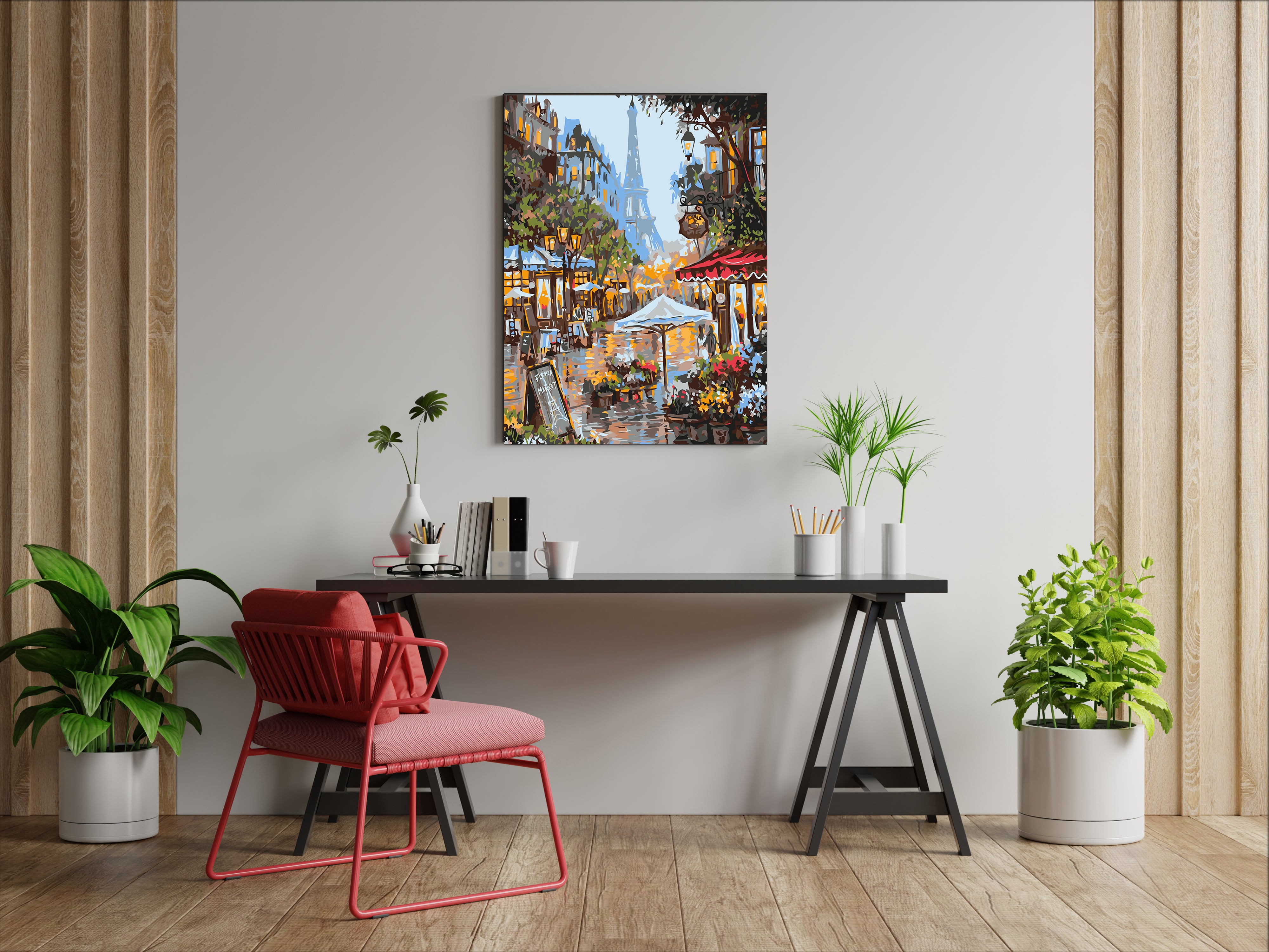 Parížska ulica po daždi