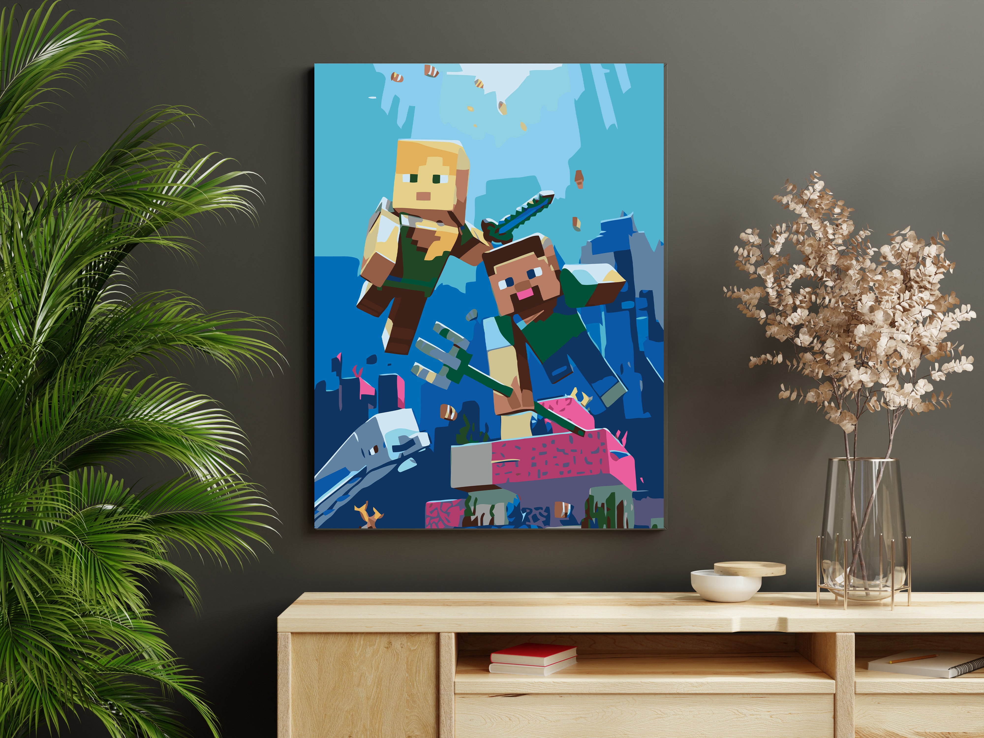 Minecraft - podvodná bitka