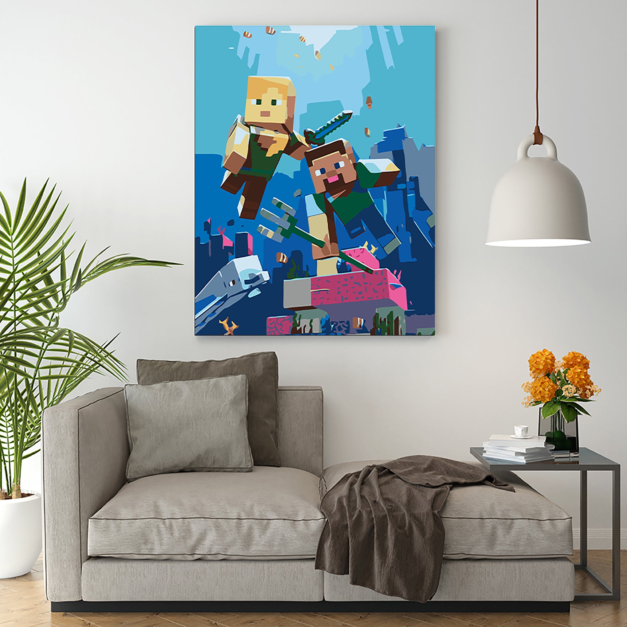 Minecraft - podvodná bitka