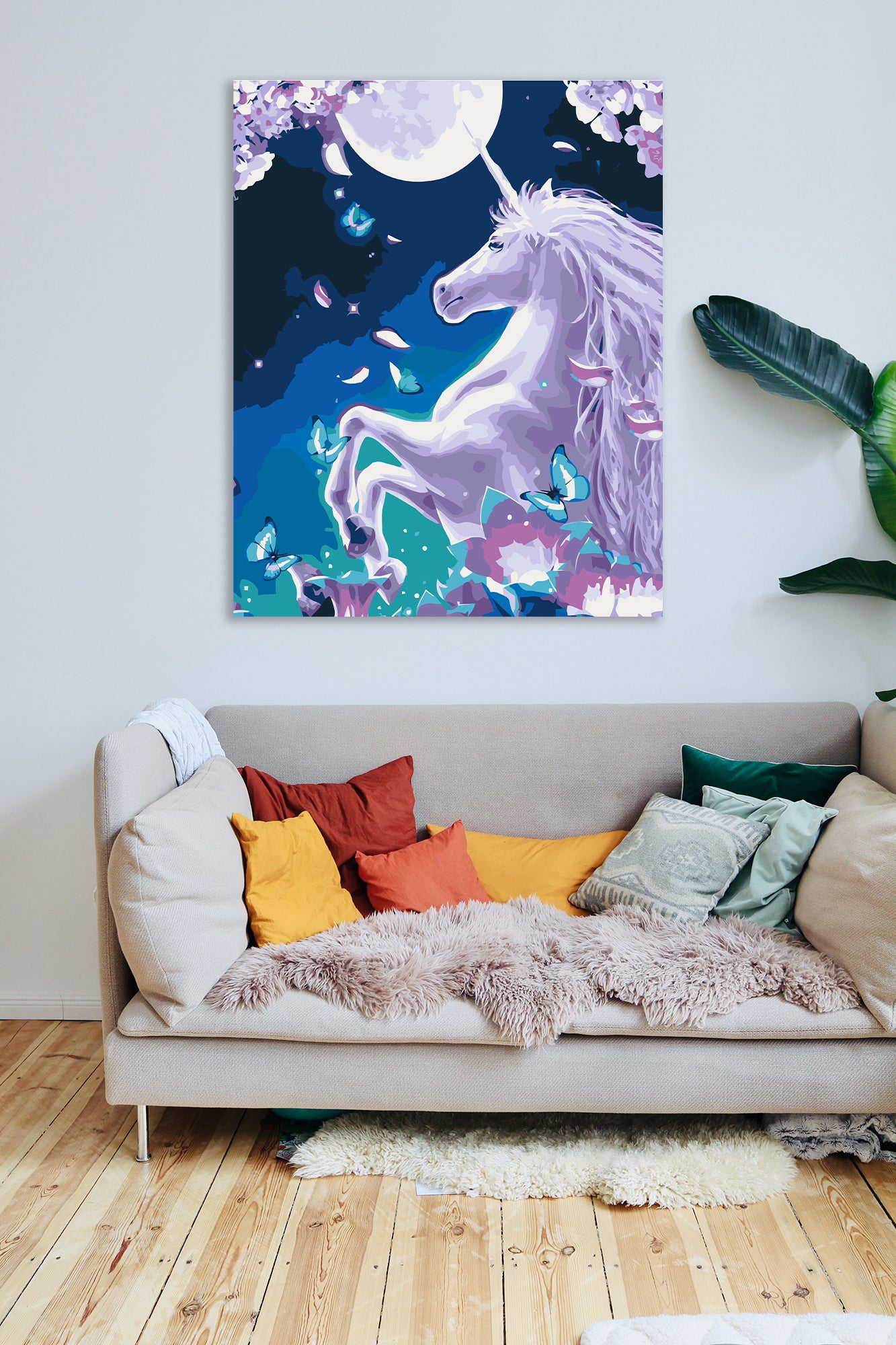 Jednorožec v mesačnom svite