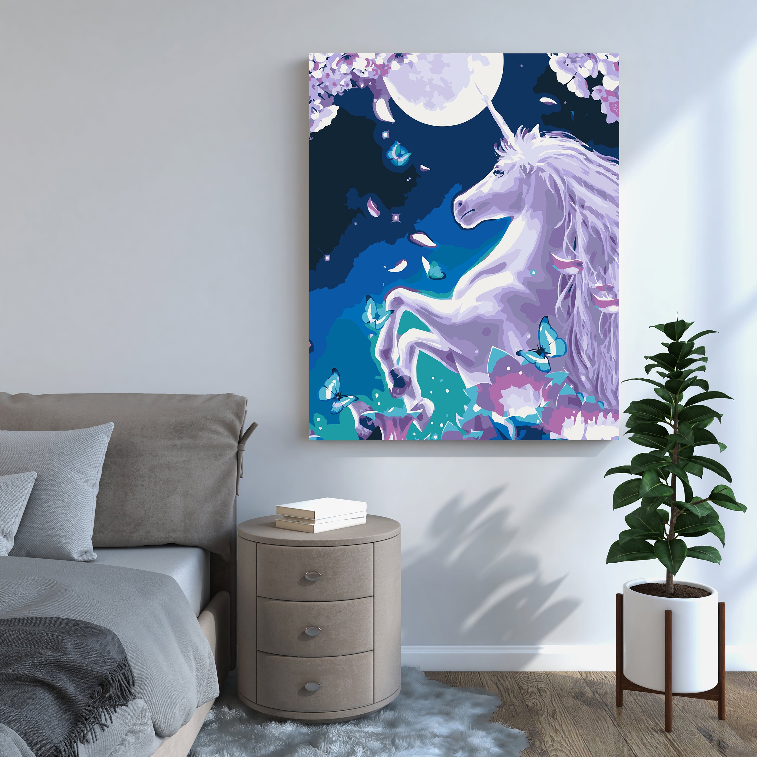 Jednorožec v mesačnom svite