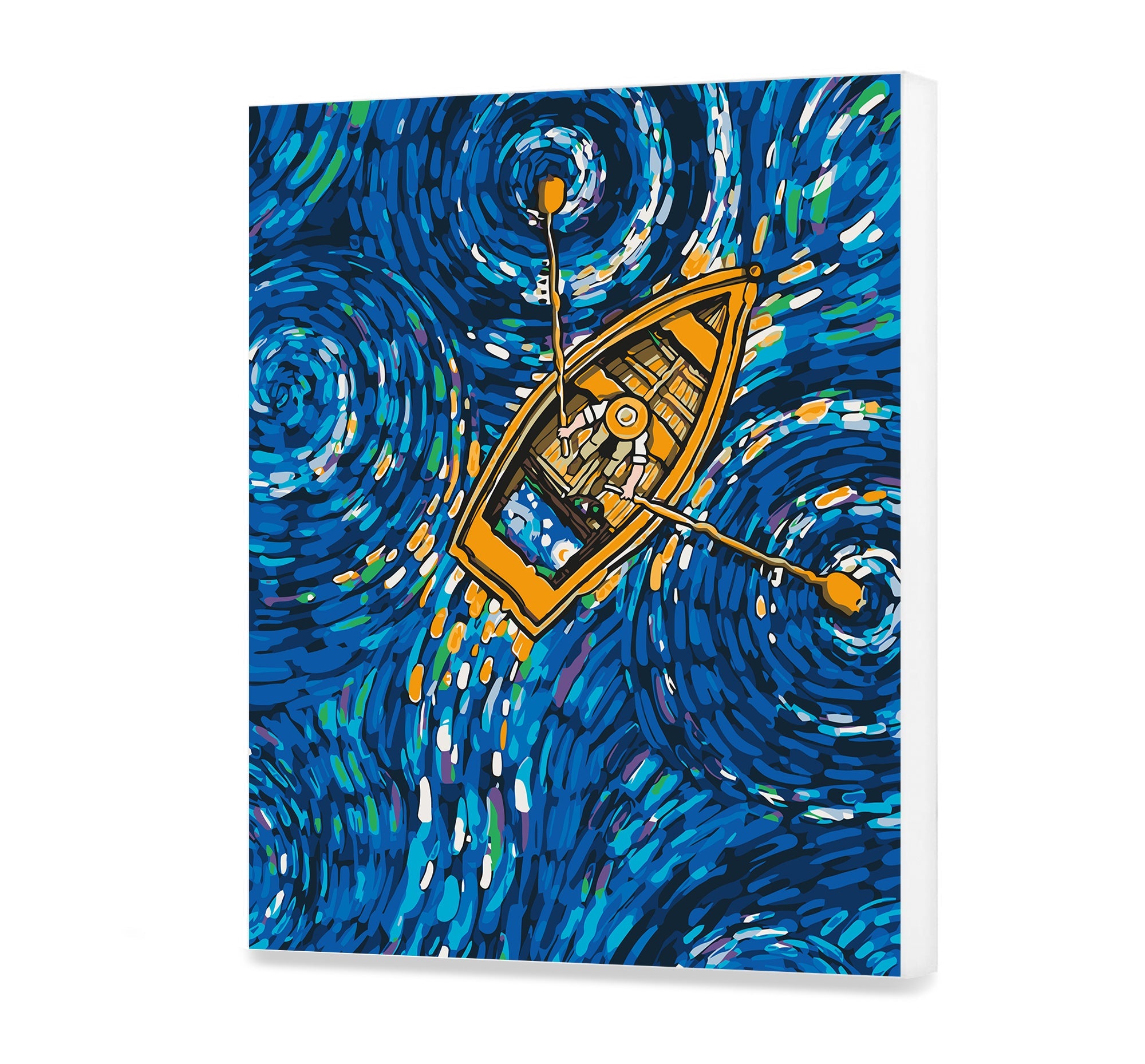 Loď vo farebnom mori