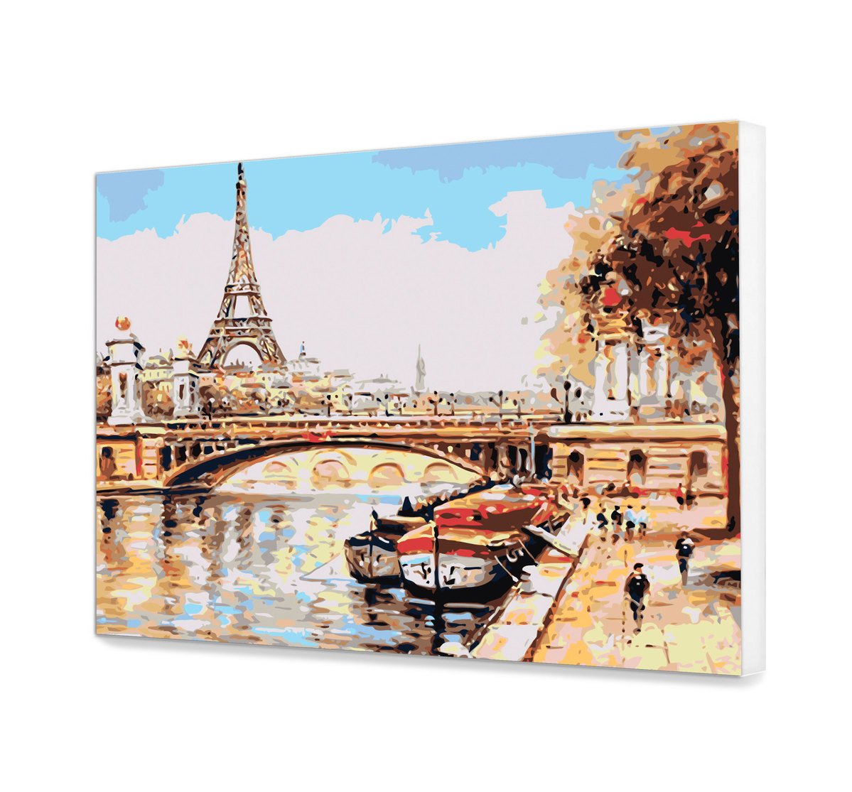 Plátno podľa čísla - Eiffelova Veža