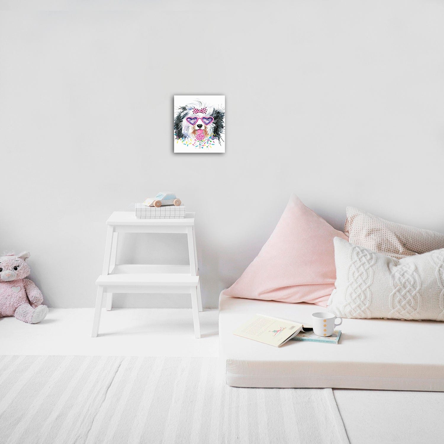 Mozaika - Štýlové Yorkies - 40x50cm Na Rámovi