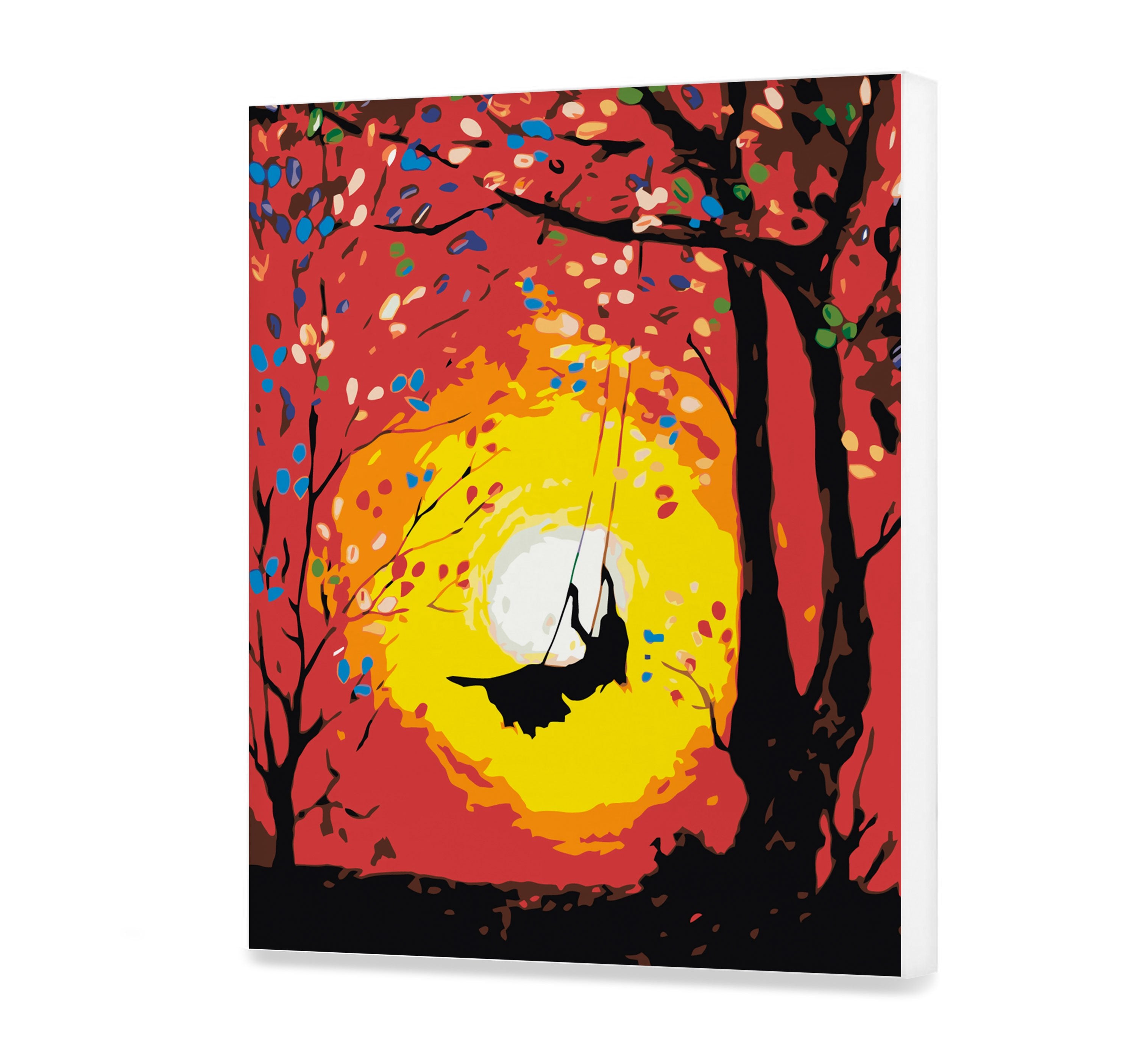 Dievča Na Hojdačke