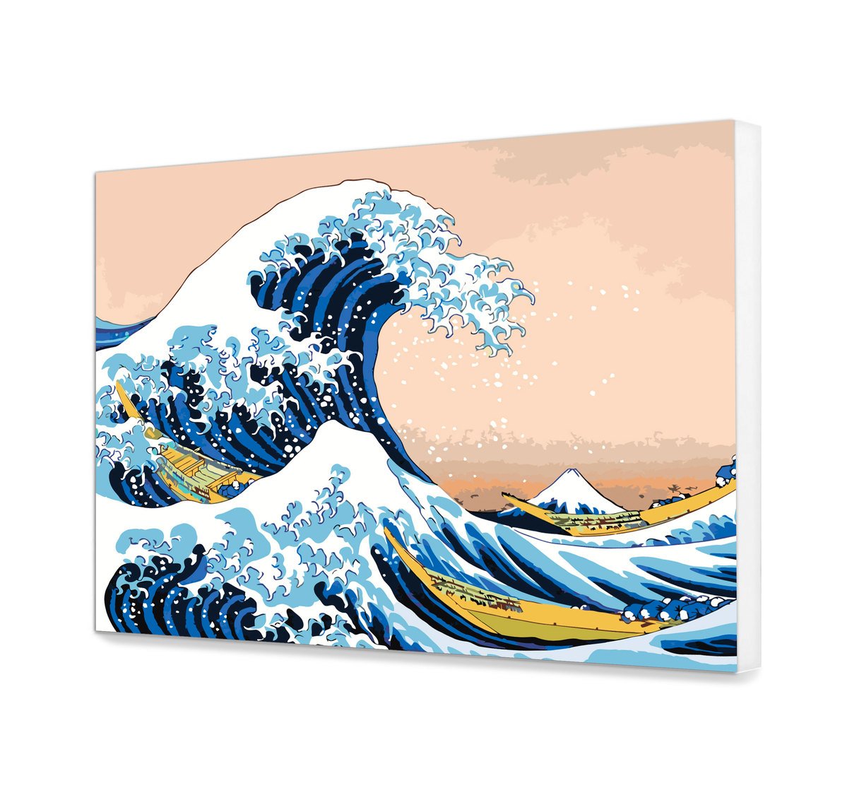 Malovanie podla cisel - Veľká Vlna Pri Kanagawe