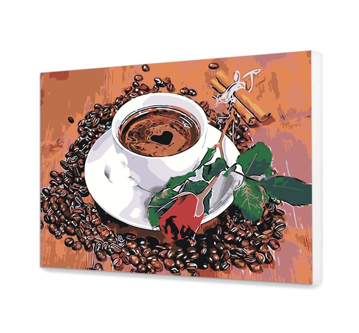 Šálka Kávy S Ružou