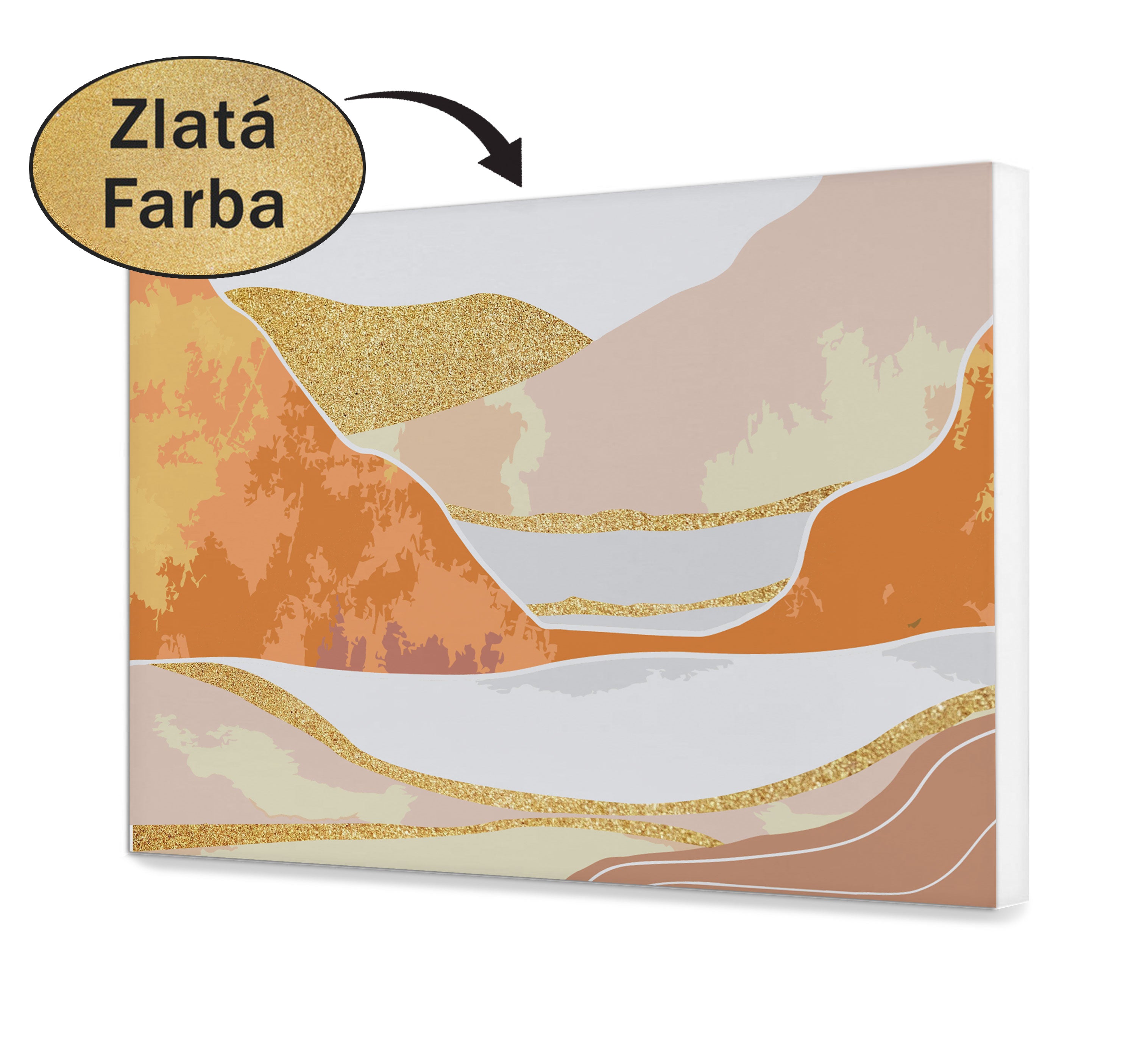 Malovanie podla cisel - Piesočné zlaté hory