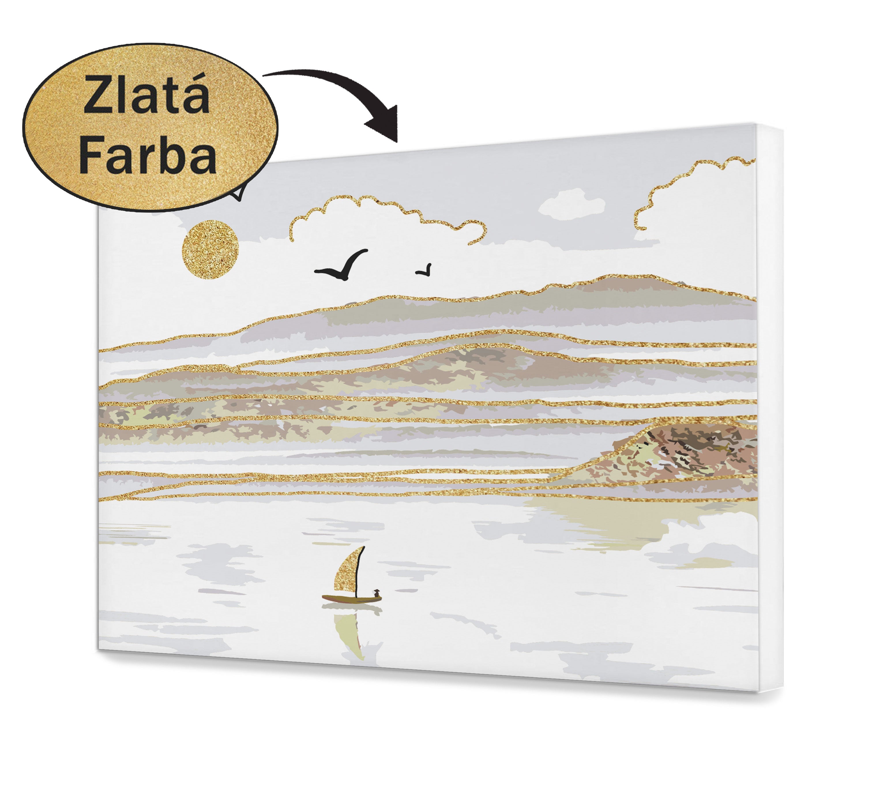 Malovanie podla cisel - Zlaté horizonty