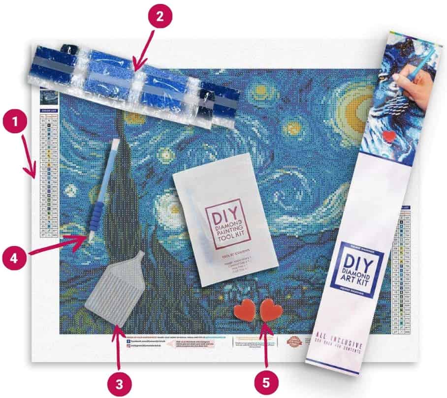 Mozaika - Farebná mačka - 40x50cm