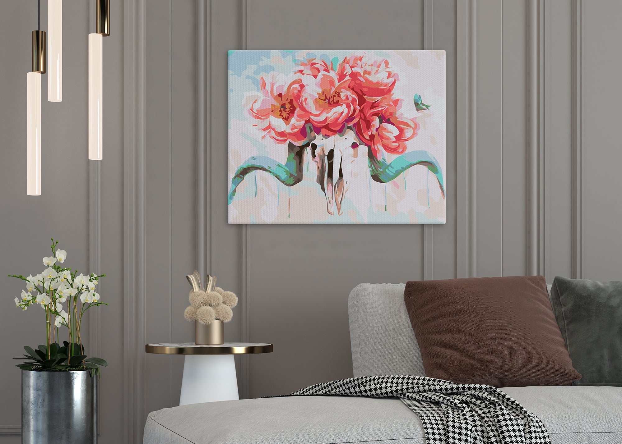 Lebka s kvetmi (SC0763)