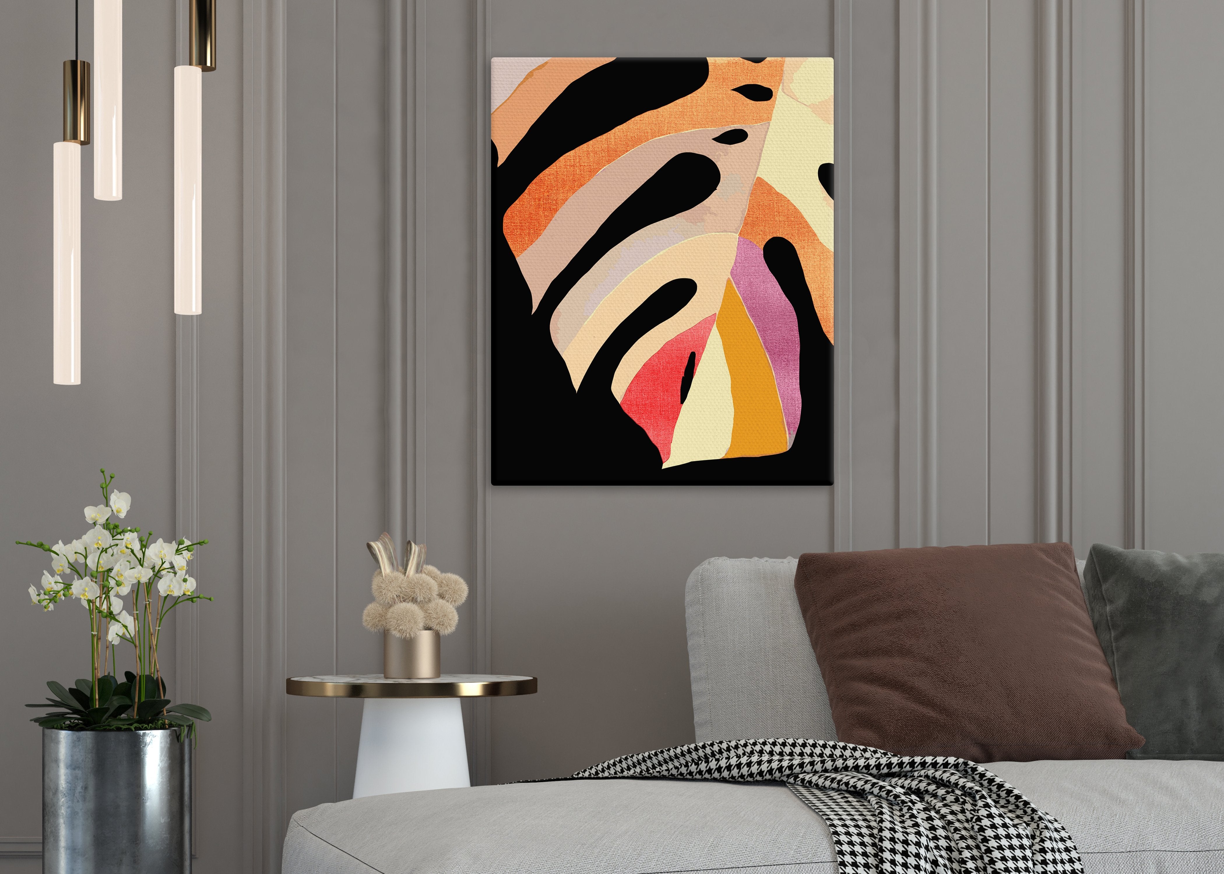 Farebné Listy Monstera (SC0626)