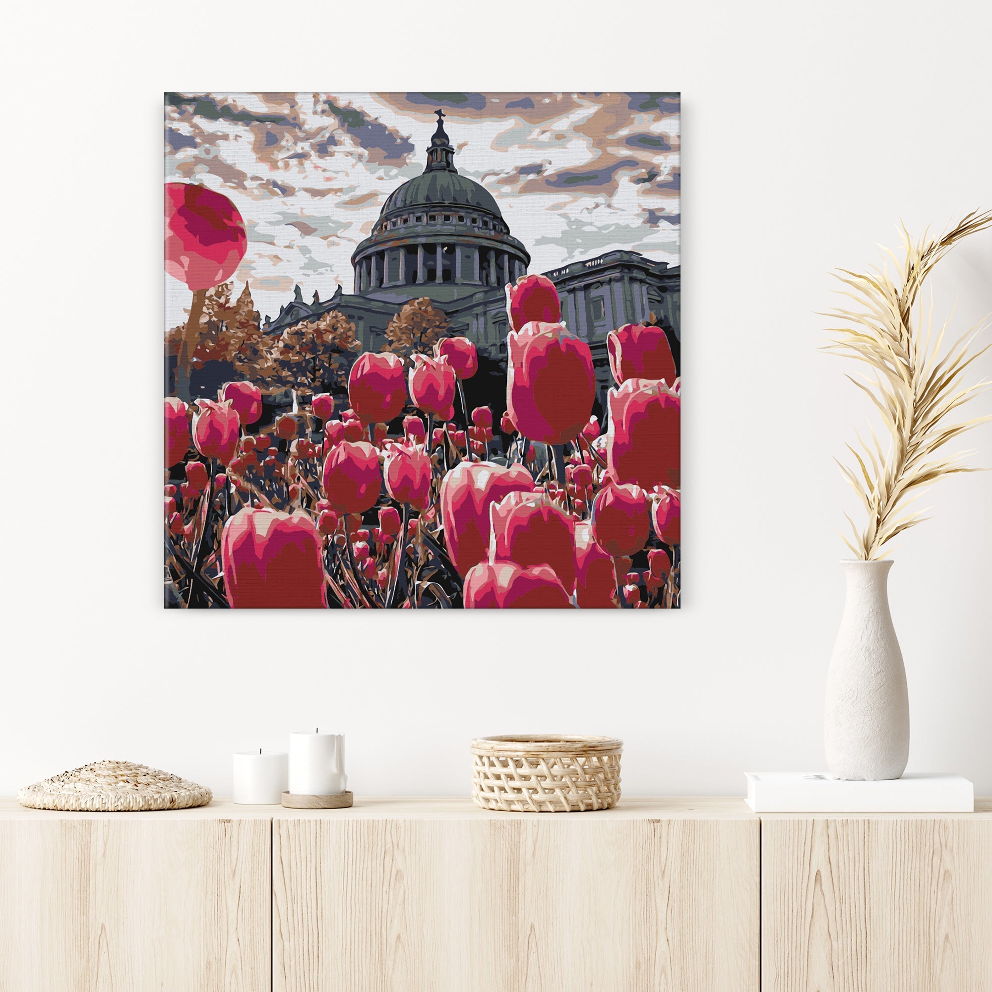 Tulipánová posteľ