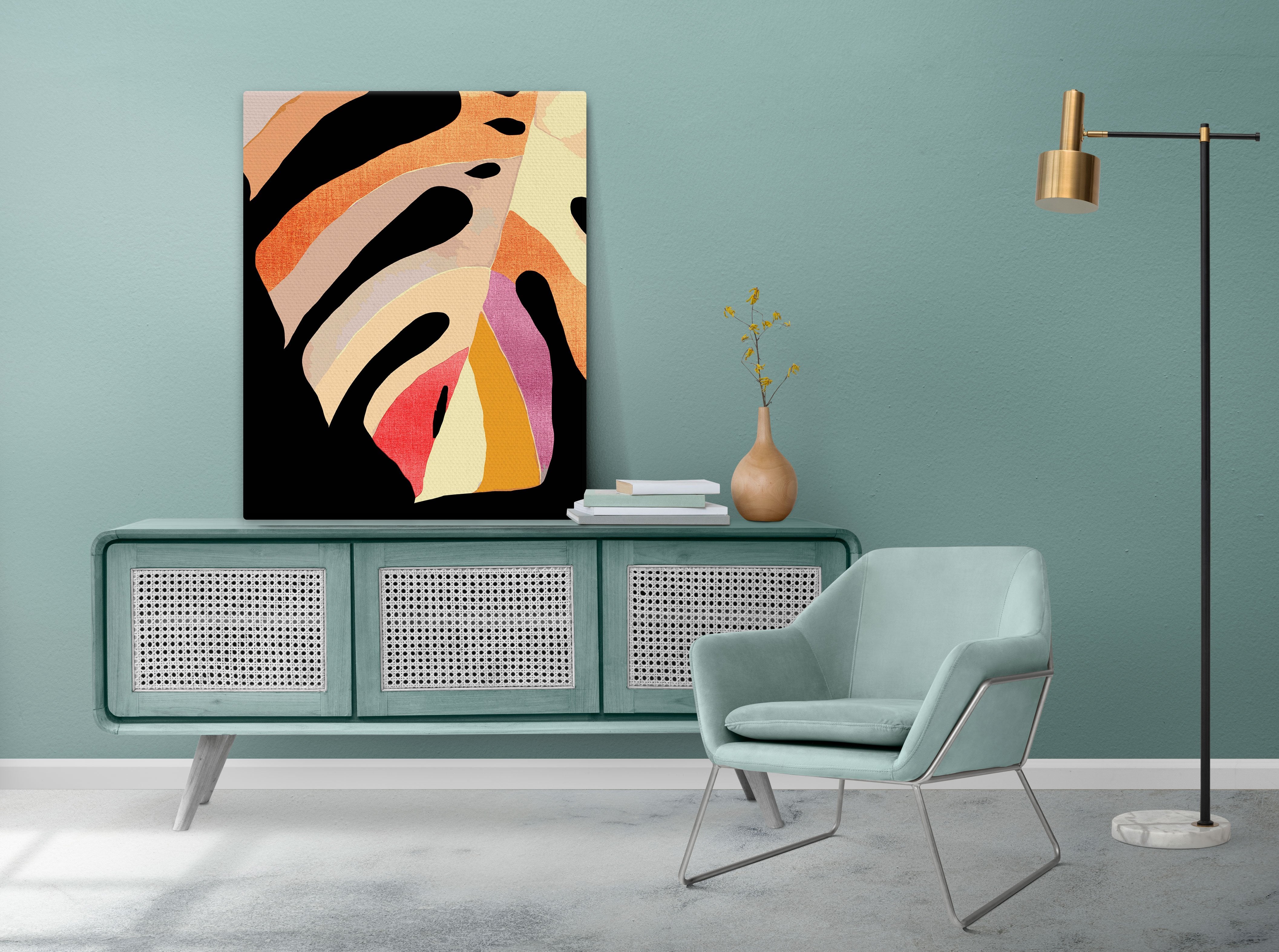 Farebné Listy Monstera (SC0626)