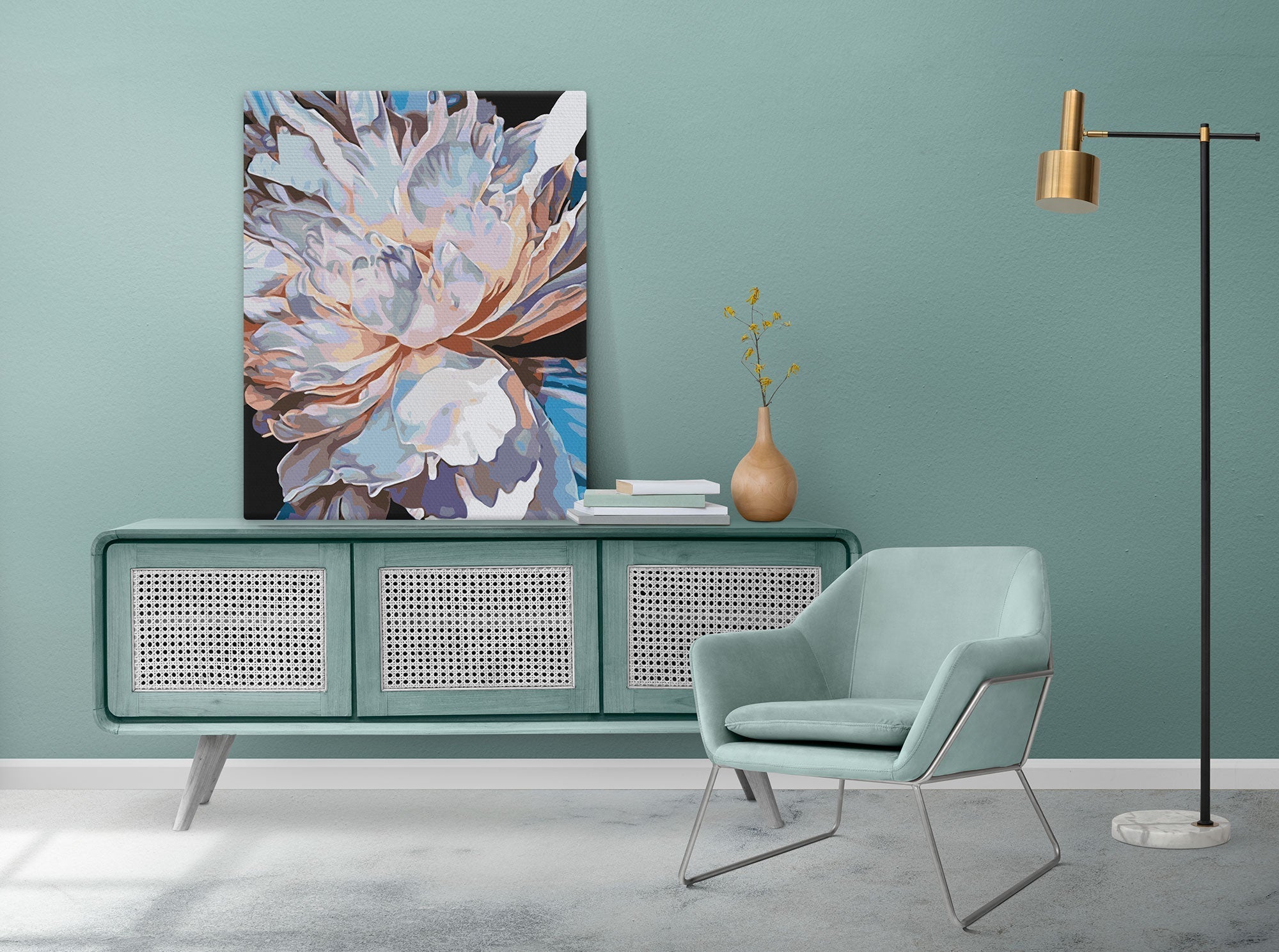 Biela pivónia (SC0748)