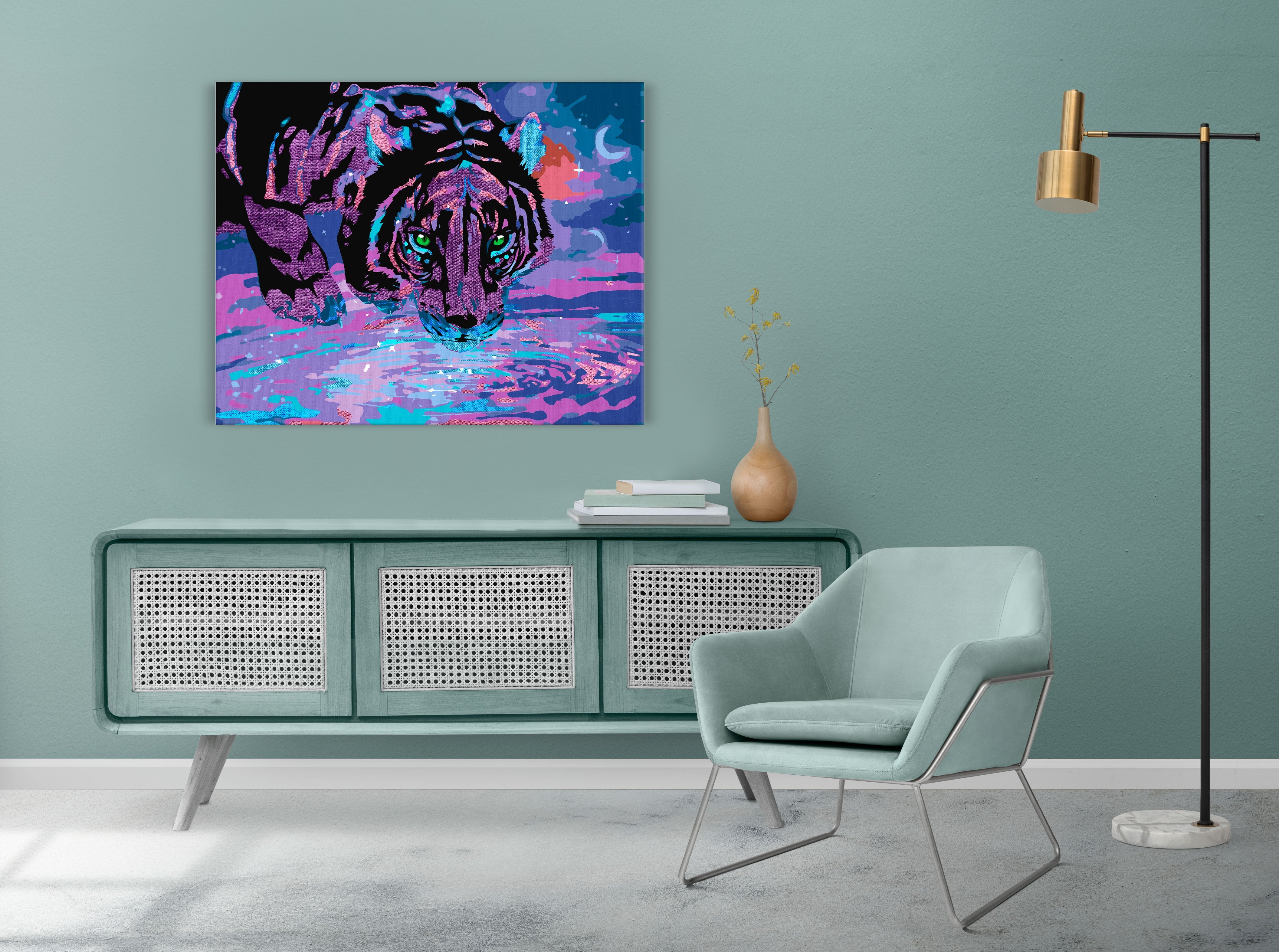 Tiger Metalickej Farby (SC0648)