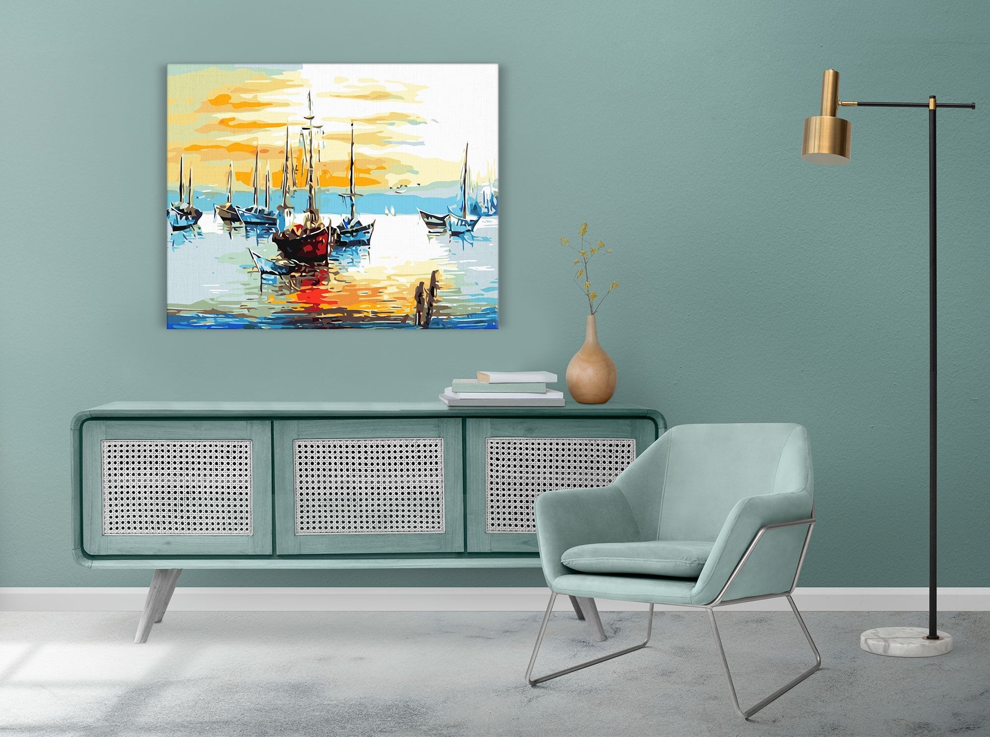 Plachty pri západe slnka (SC0787)