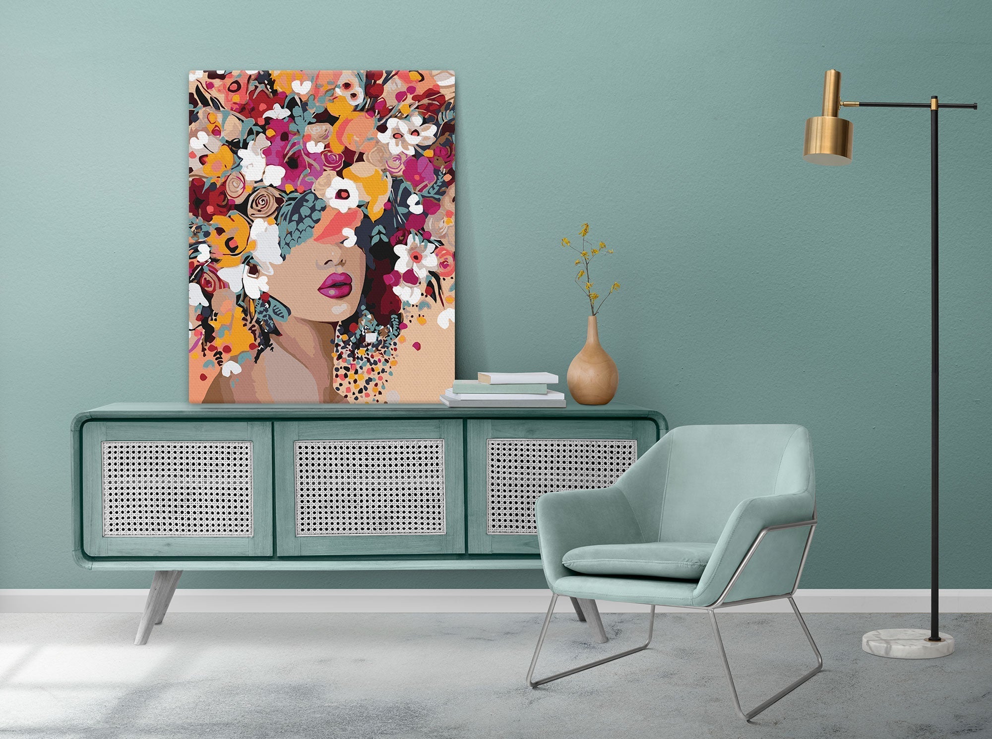 Dievča v kvetoch (SC0770)