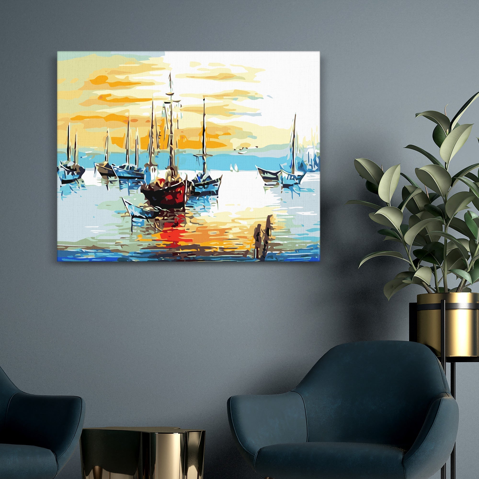 Plachty pri západe slnka (SC0787)