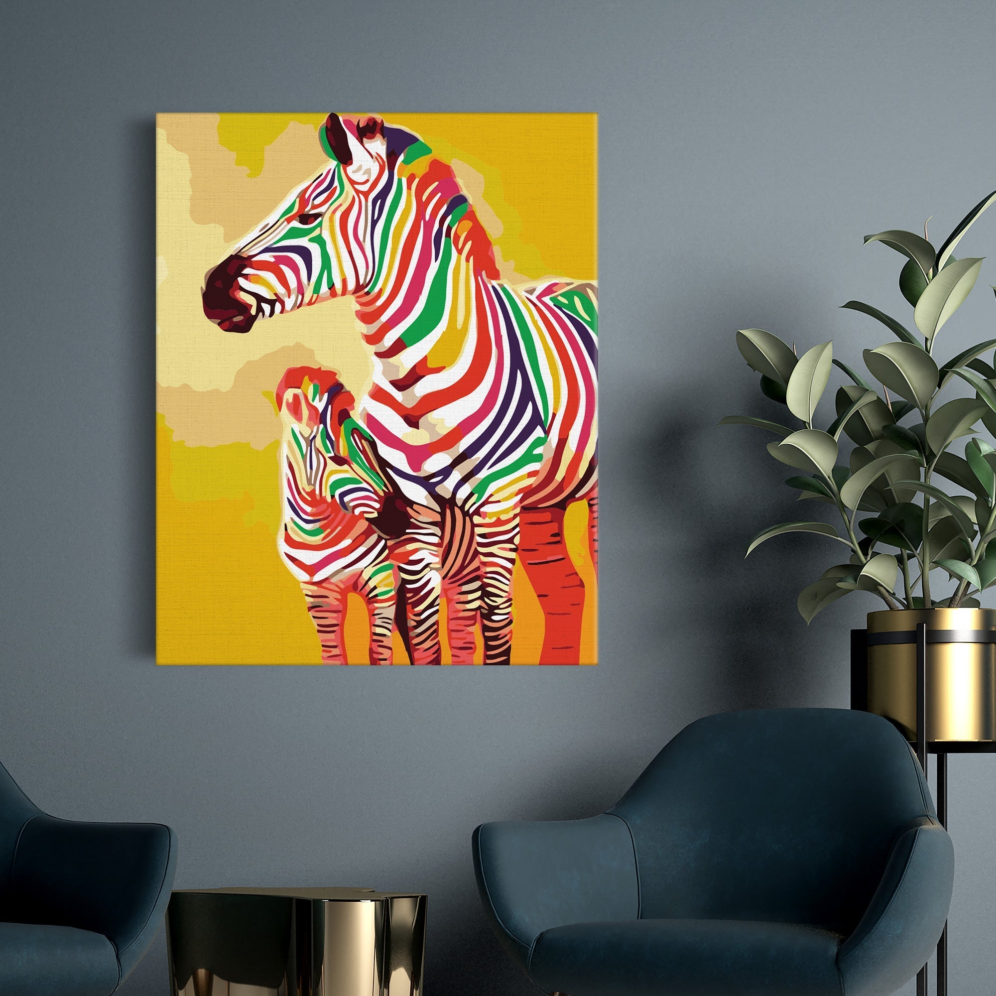 Viacfarebné zebry (SC0703)