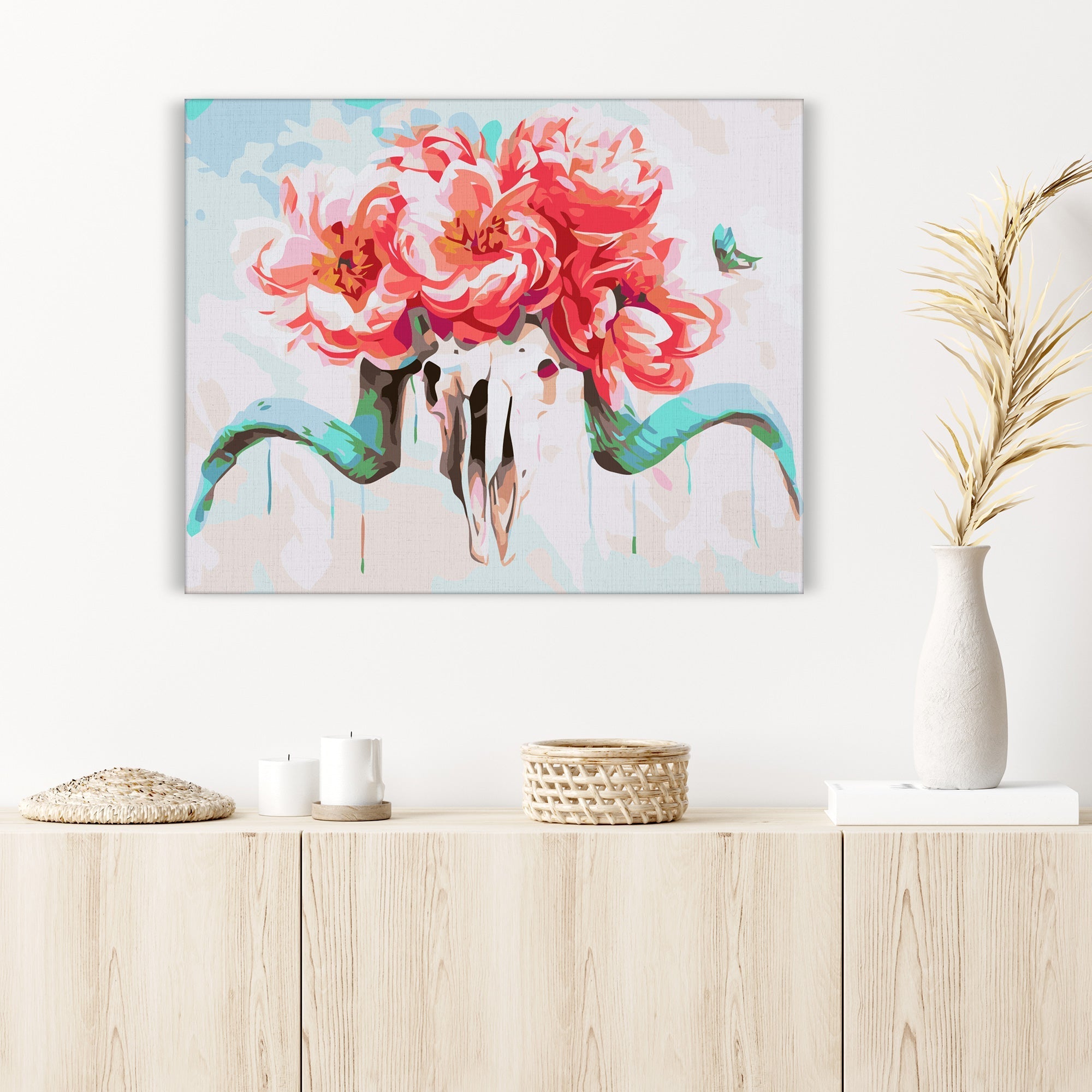 Lebka s kvetmi (SC0763)