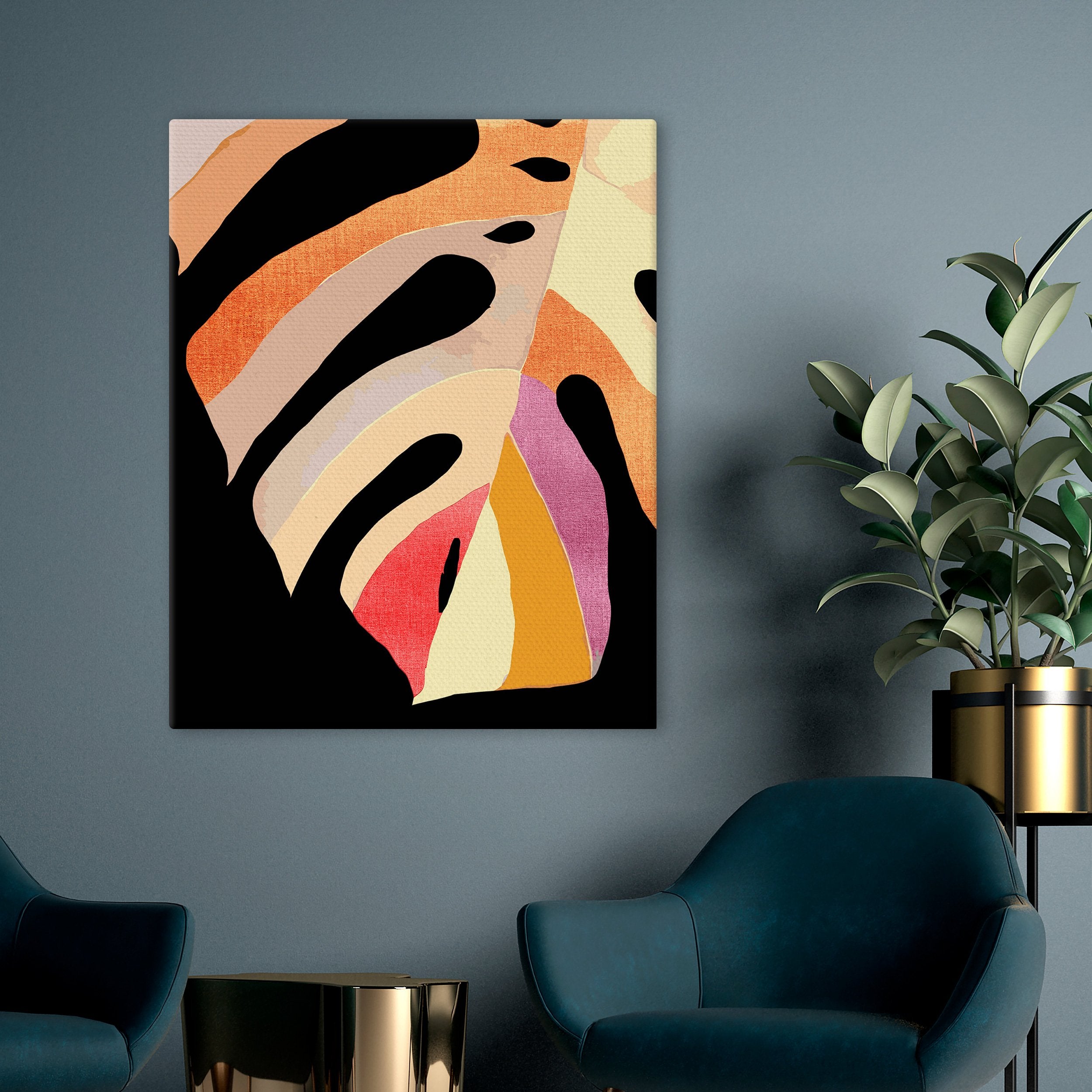 Farebné Listy Monstera (SC0626)