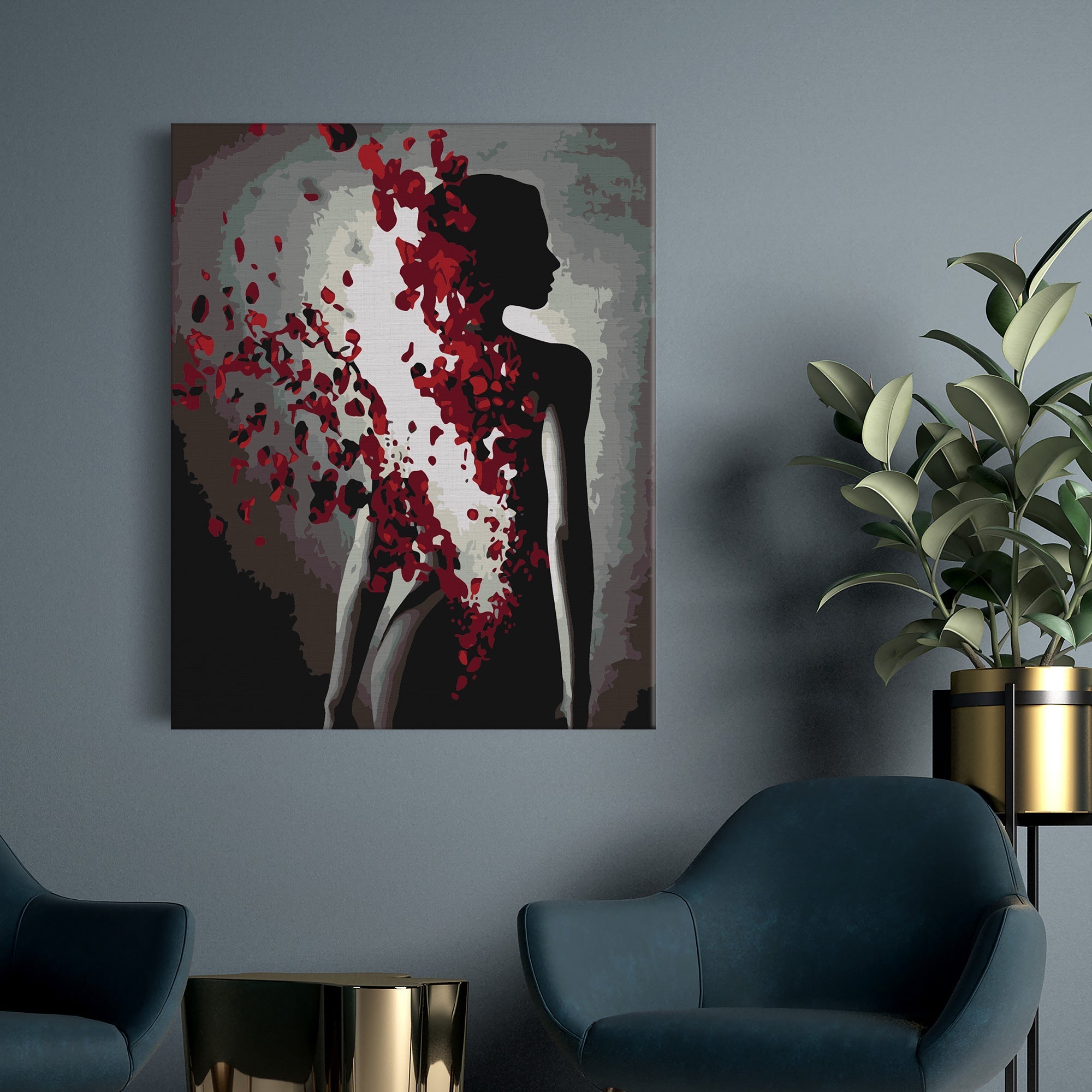 Dievča s okvetnými lístkami (SC0743)