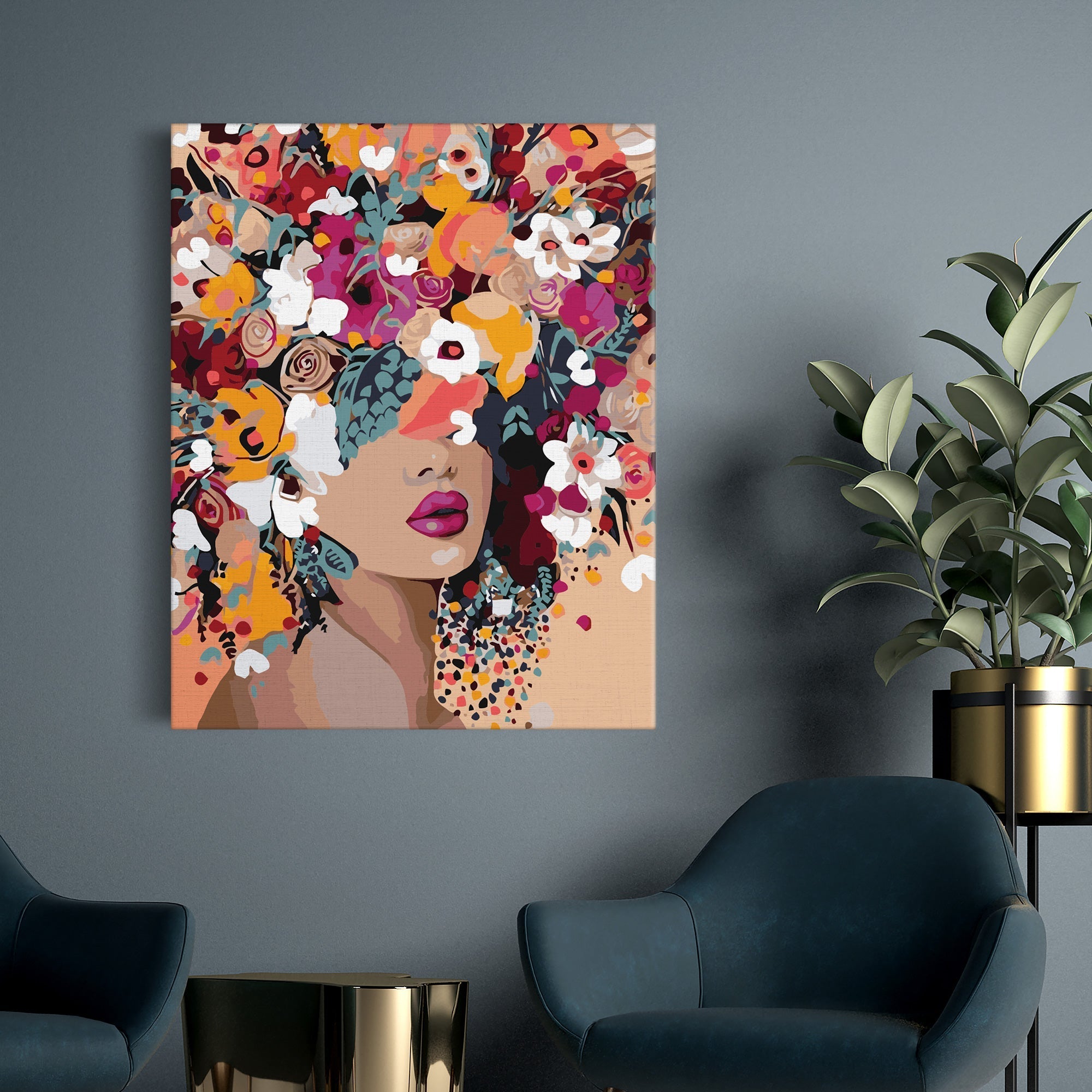 Dievča v kvetoch (SC0770)