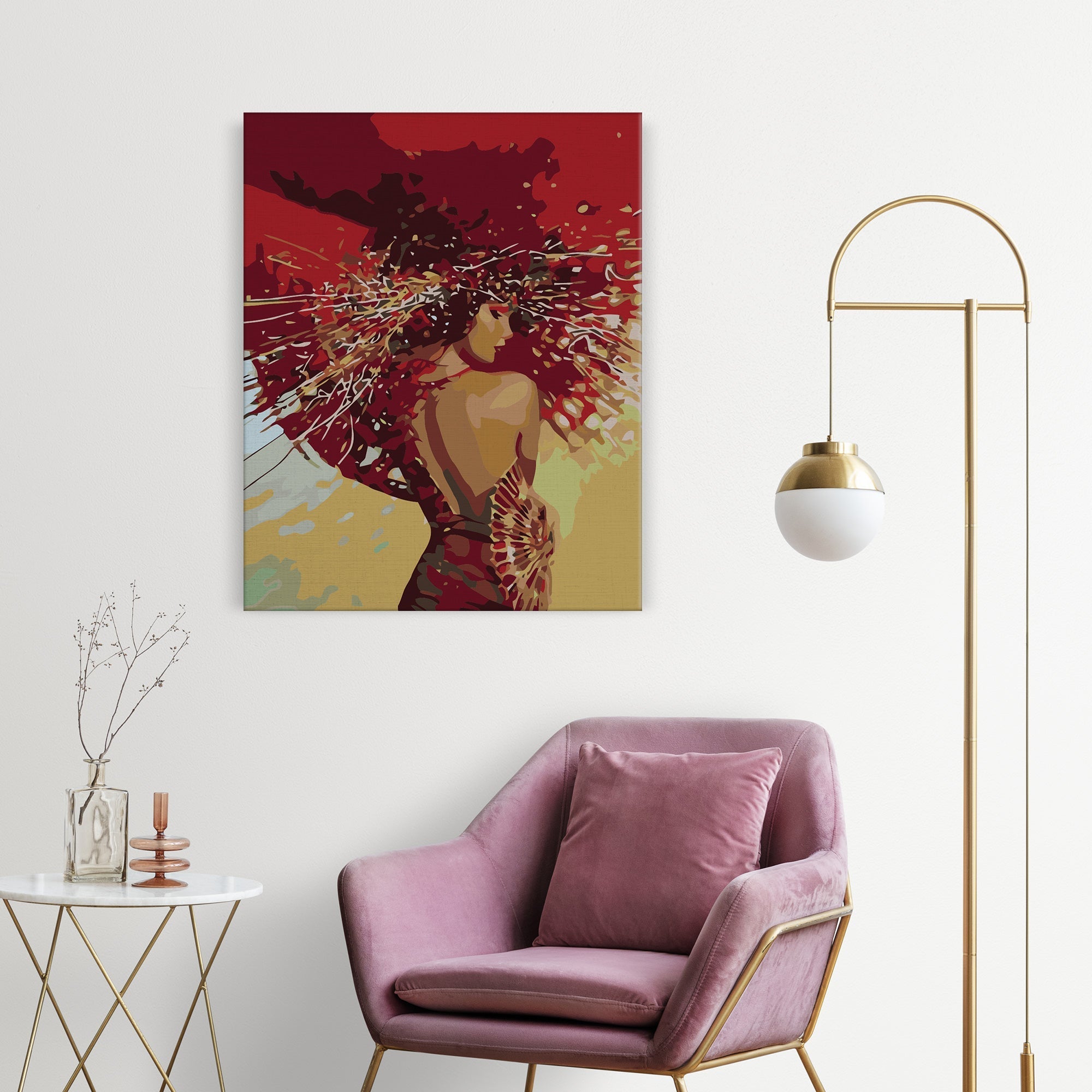 Dievča s ventilátorom (SC0739)