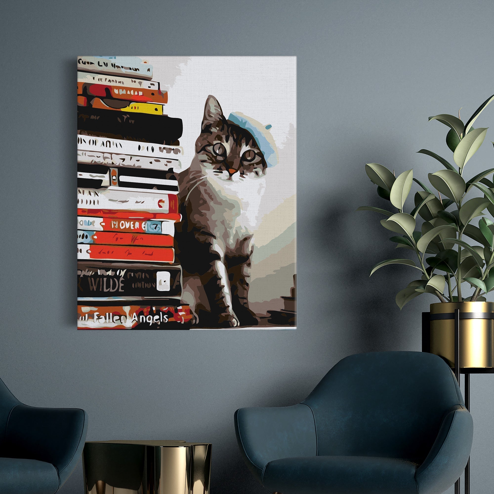 Mačka a knihy (SC0737)