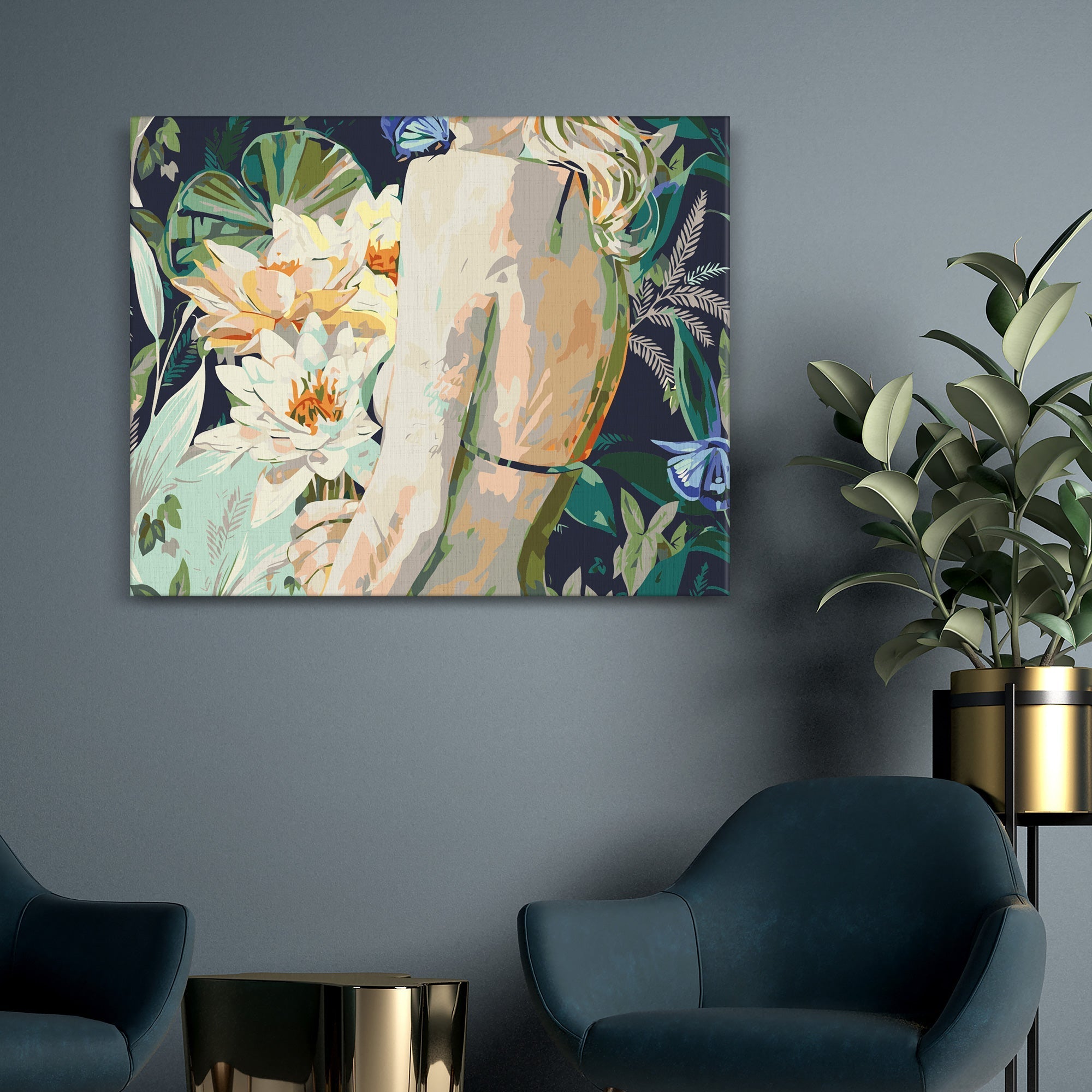 Dievča s ľaliami (SC0725)