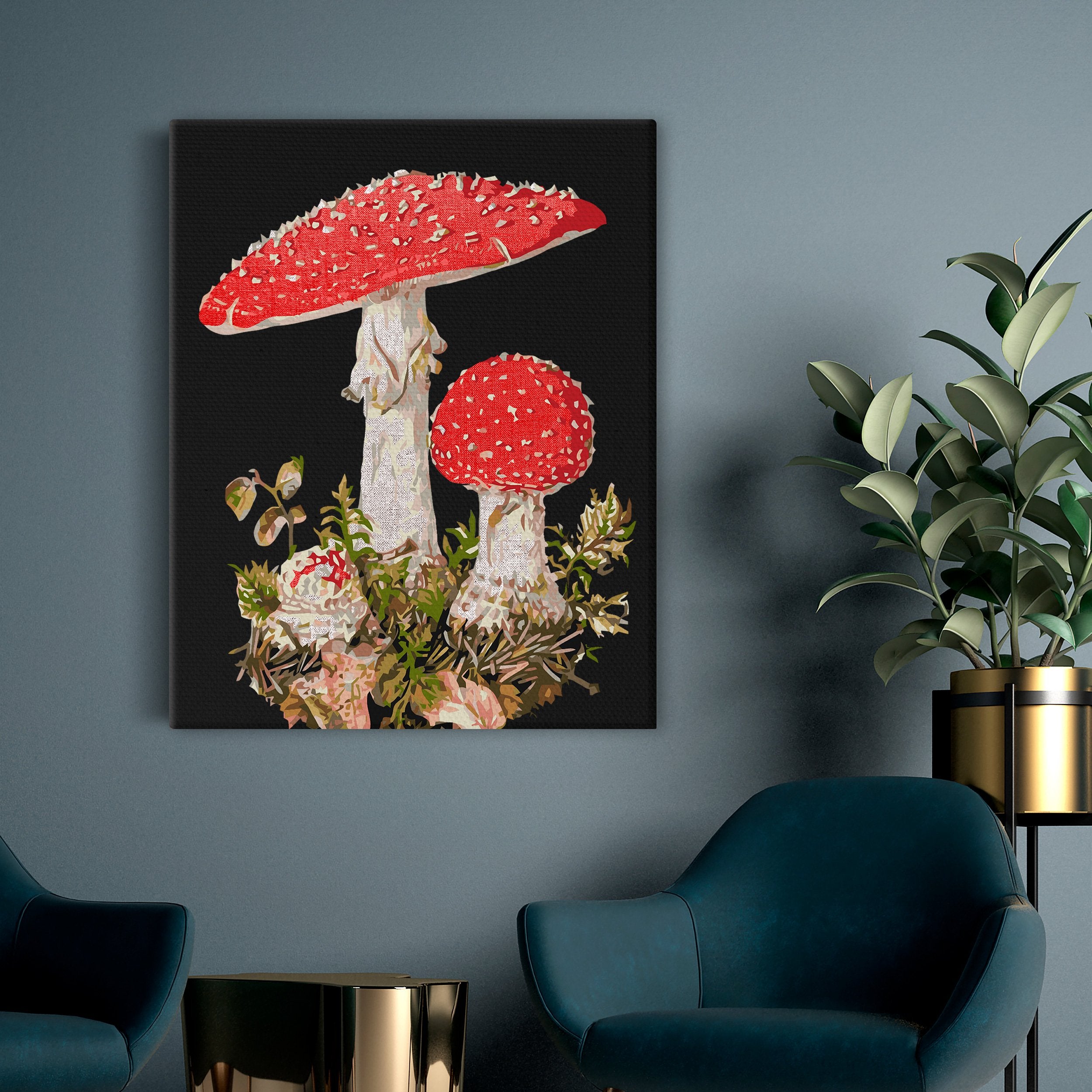 Obrázok metalických húb (SC0636)