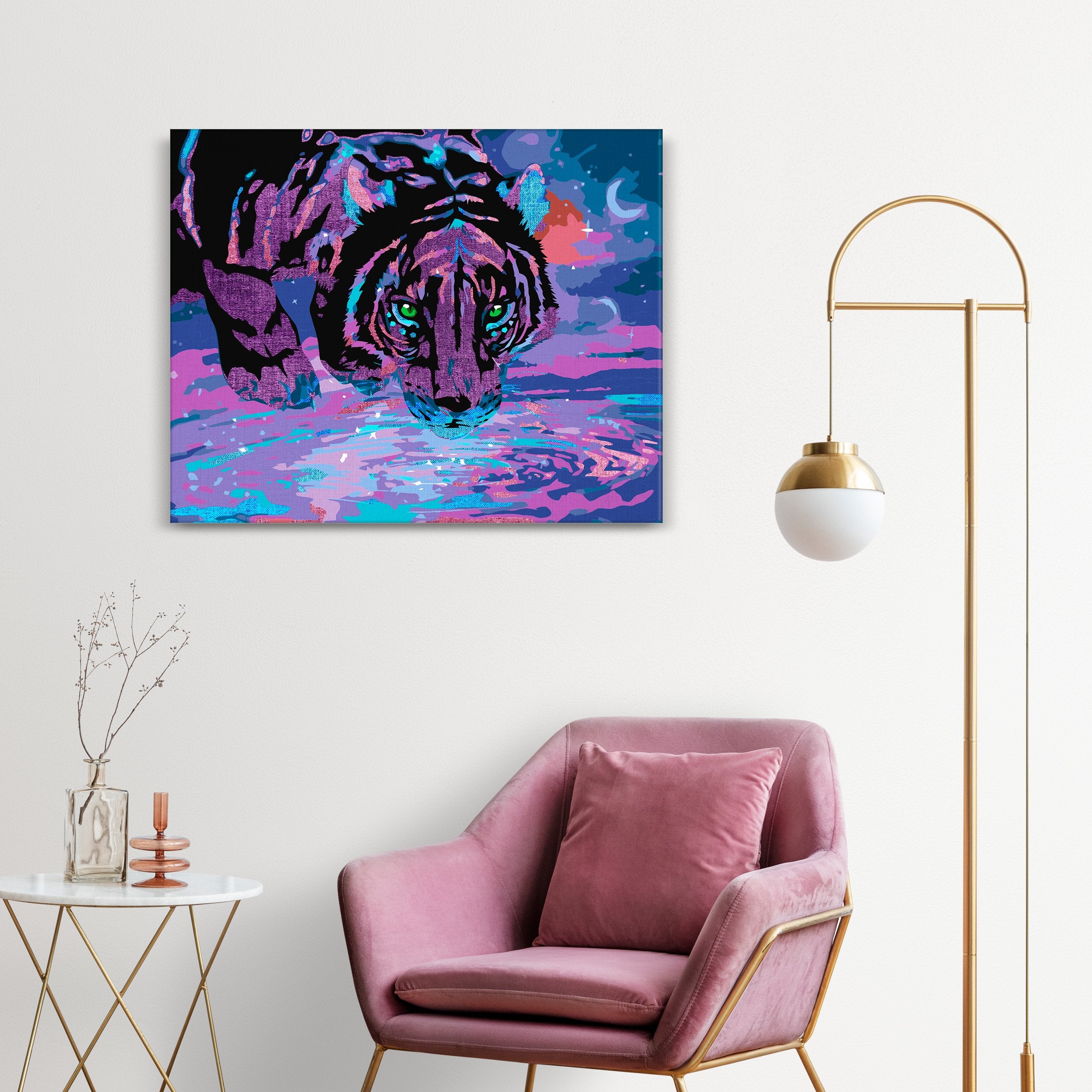 Tiger Metalickej Farby (SC0648)