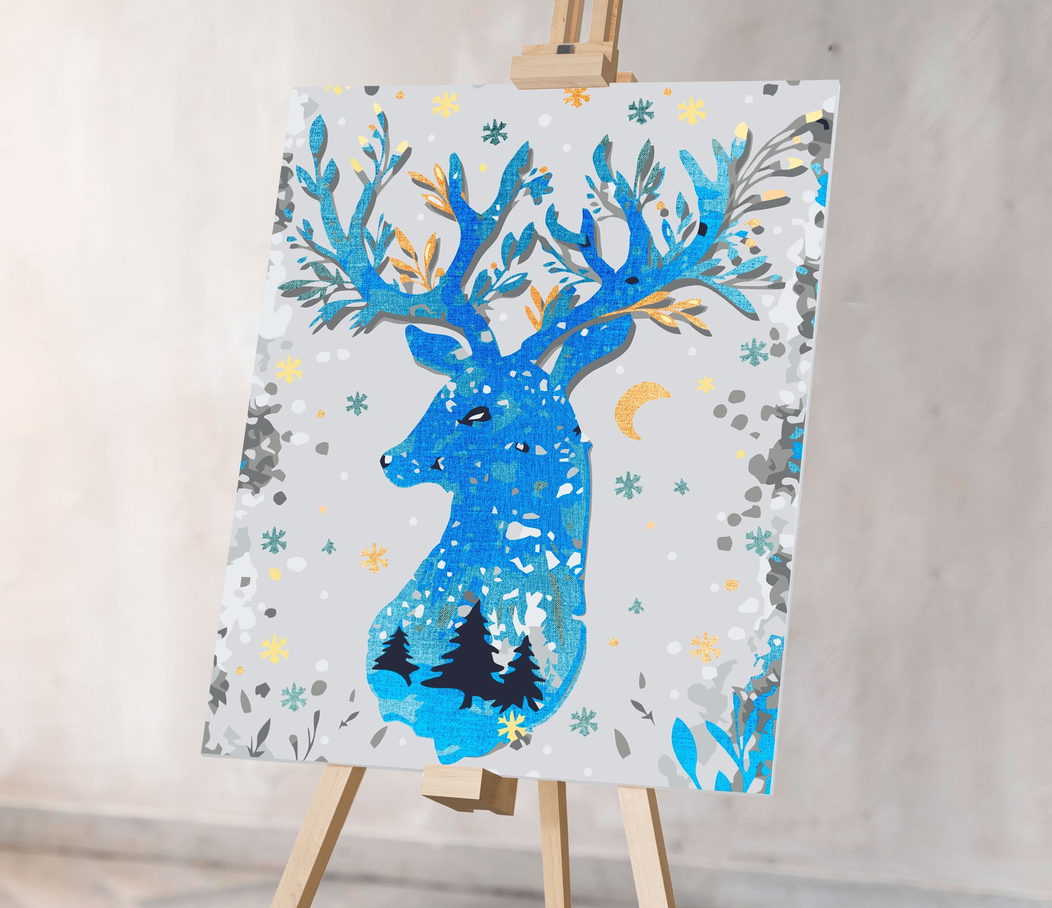 Zimný severný jeleň (SC0659)