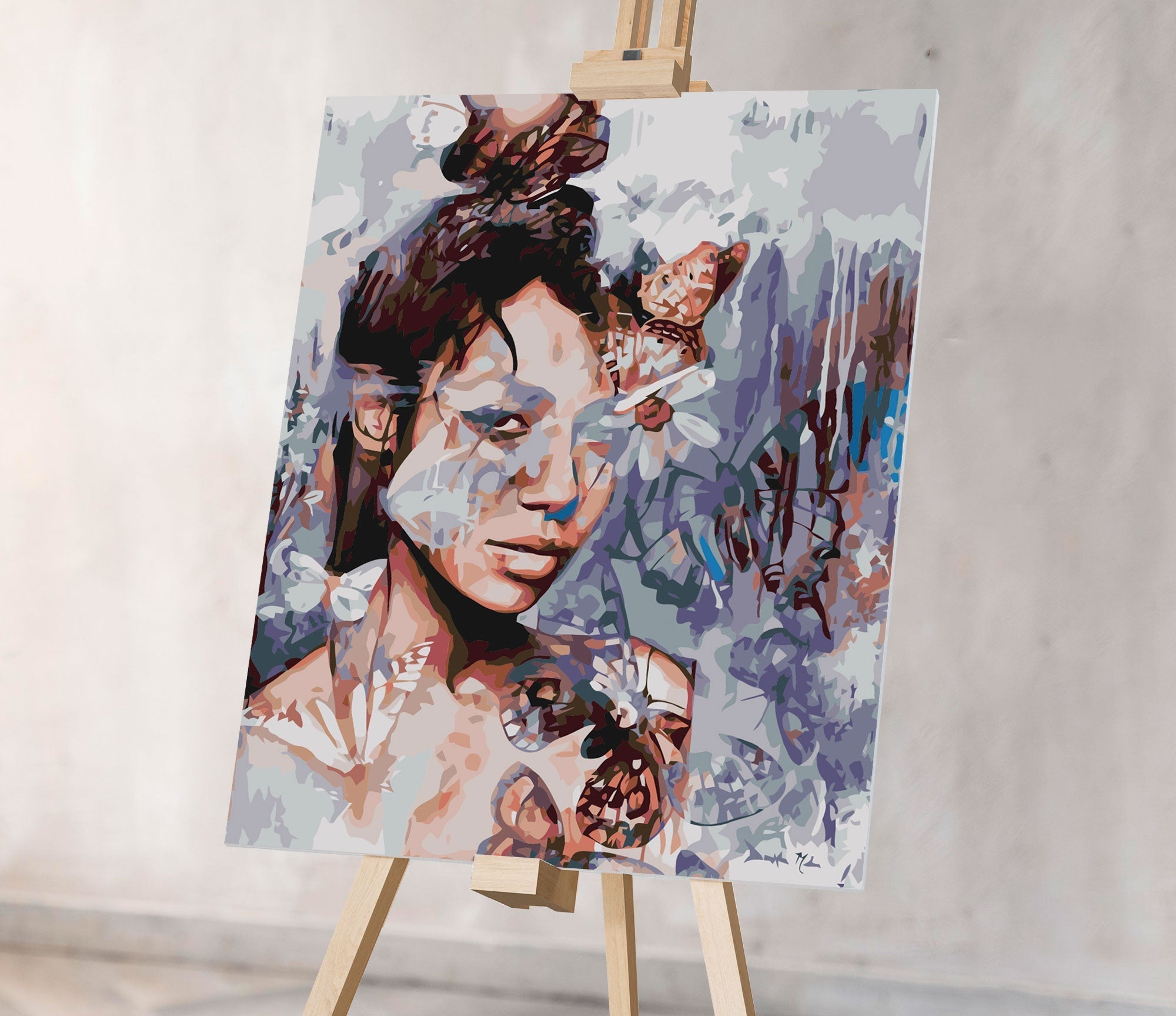 Dievča s motýľmi (SC0711)