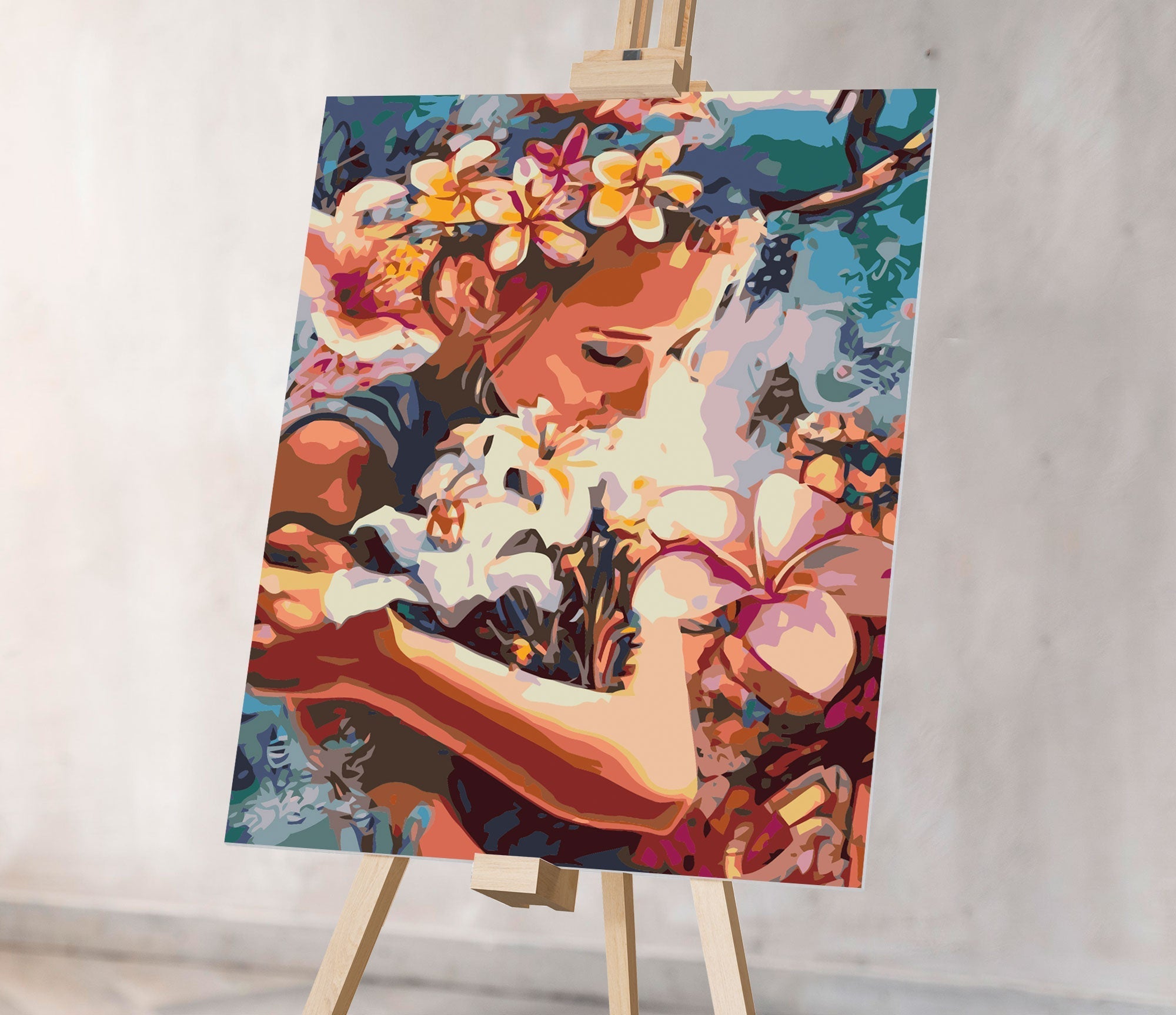 Dievča s kvetmi (SC0714)