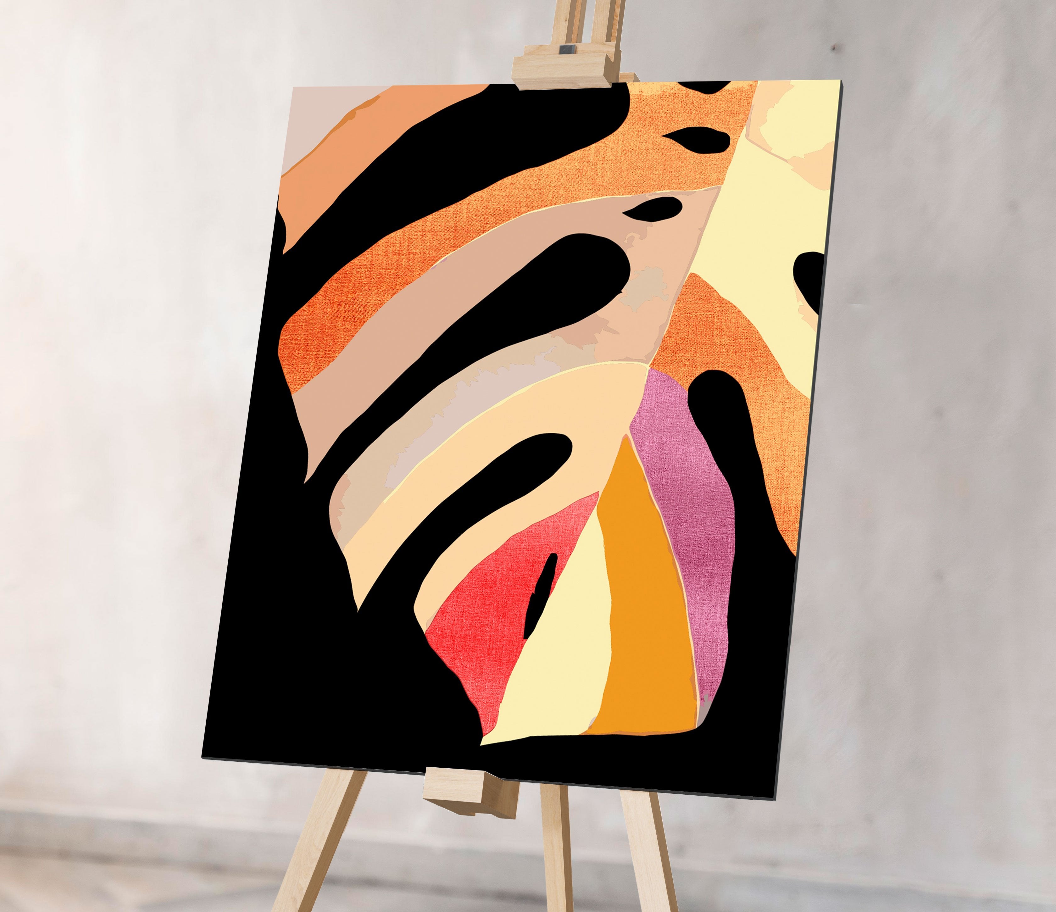 Farebné Listy Monstera (SC0626)