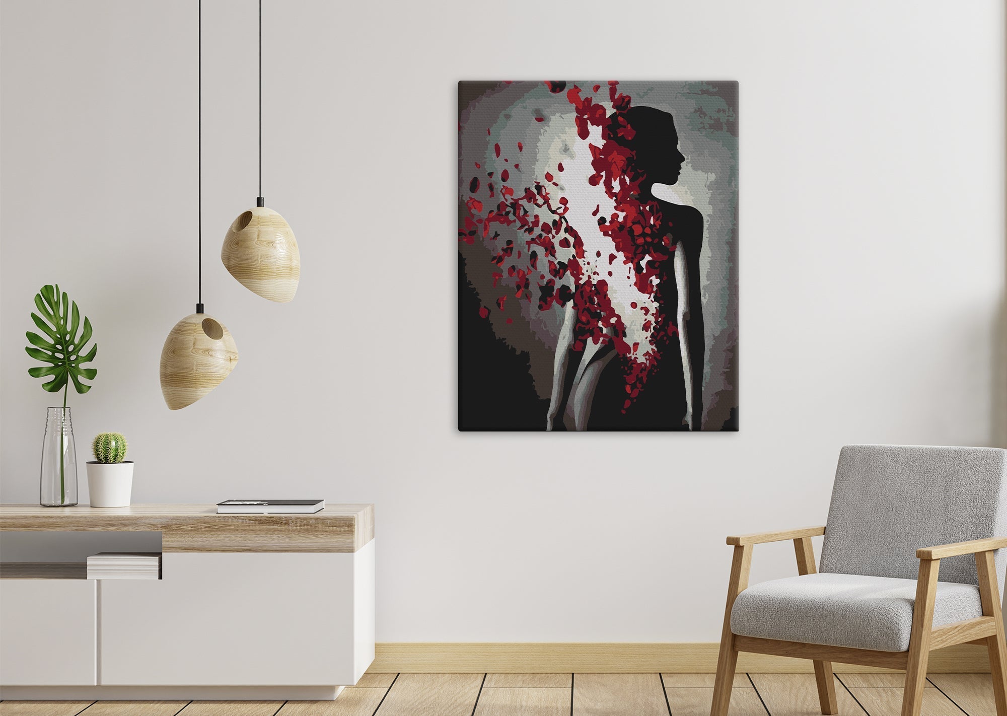 Dievča s okvetnými lístkami (SC0743)