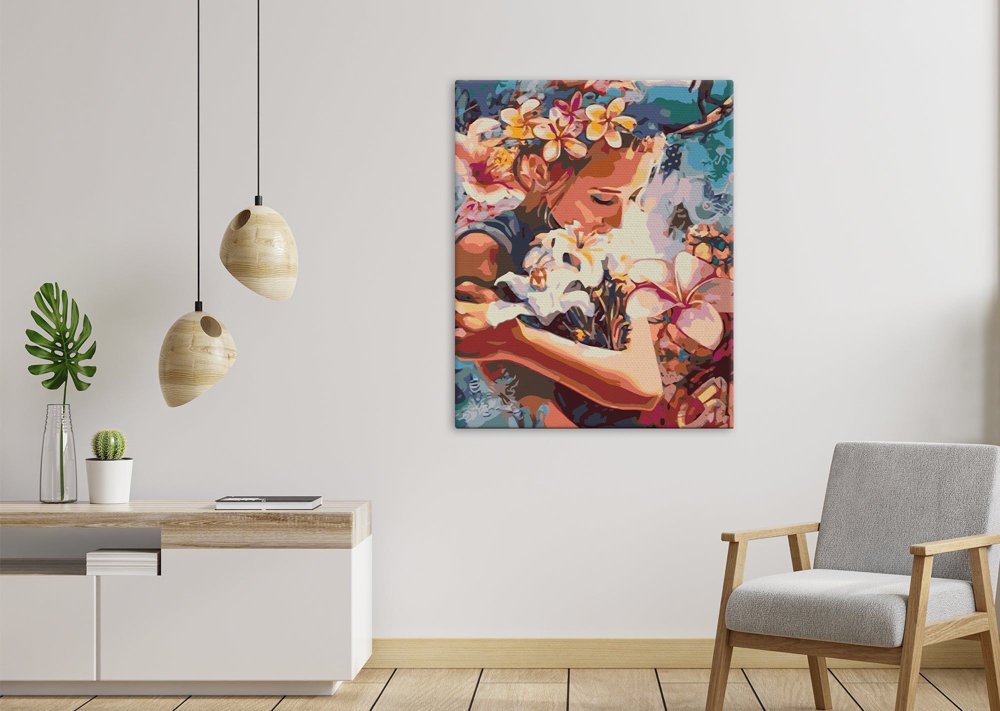 Dievča s kvetmi (SC0714)